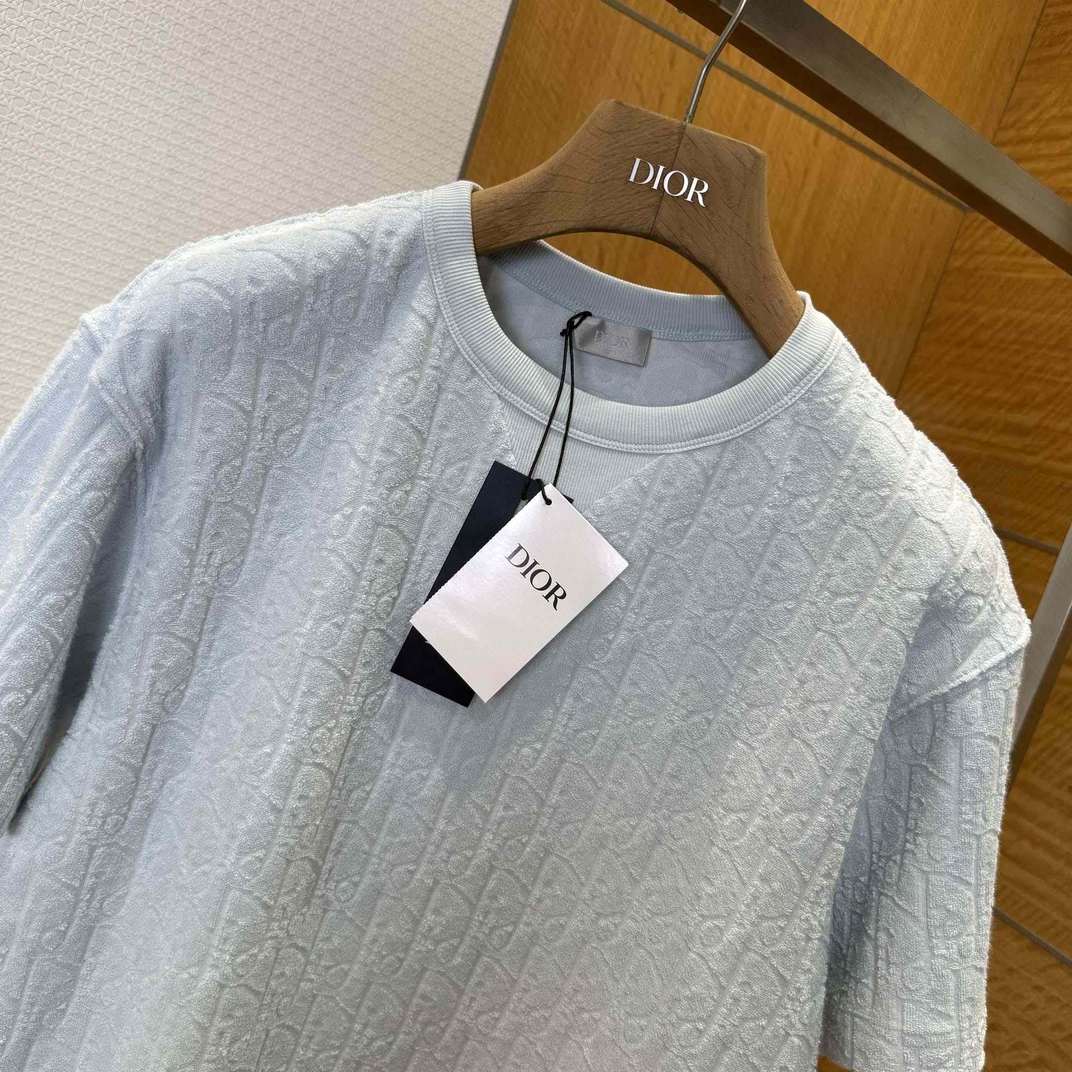 Dior Oblique Cotton T-Shirt  - FashionPlug