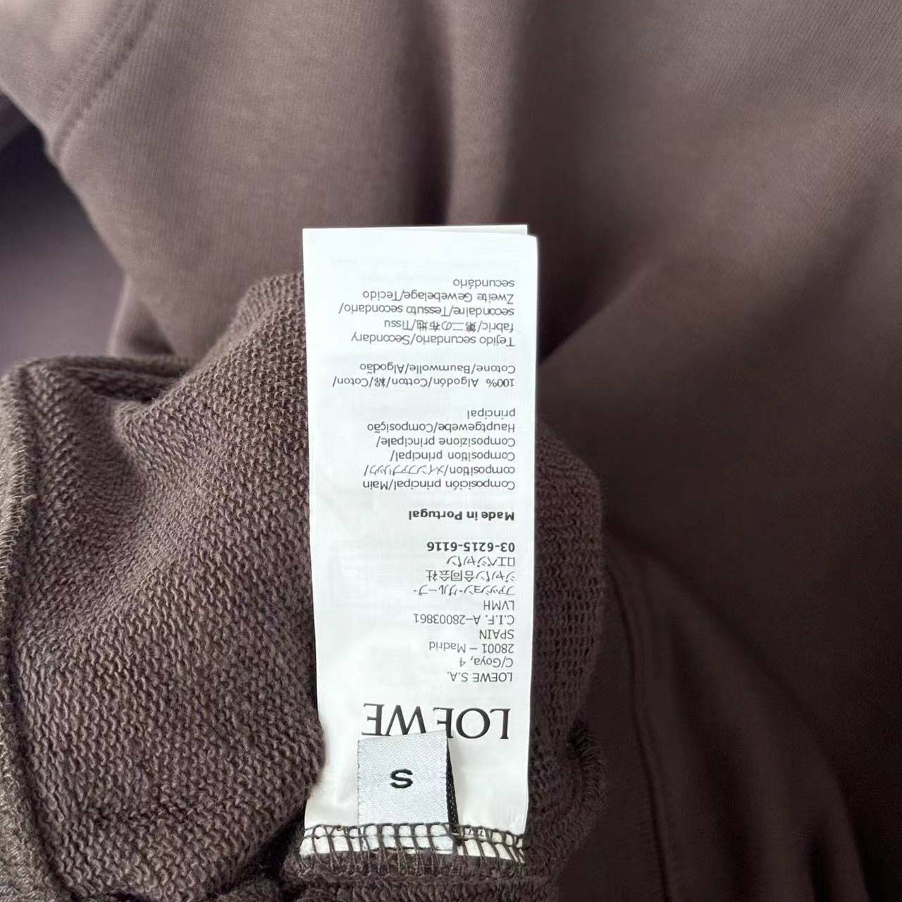 Loewe Zip-up Hoodie In Cotton - FashionPlug