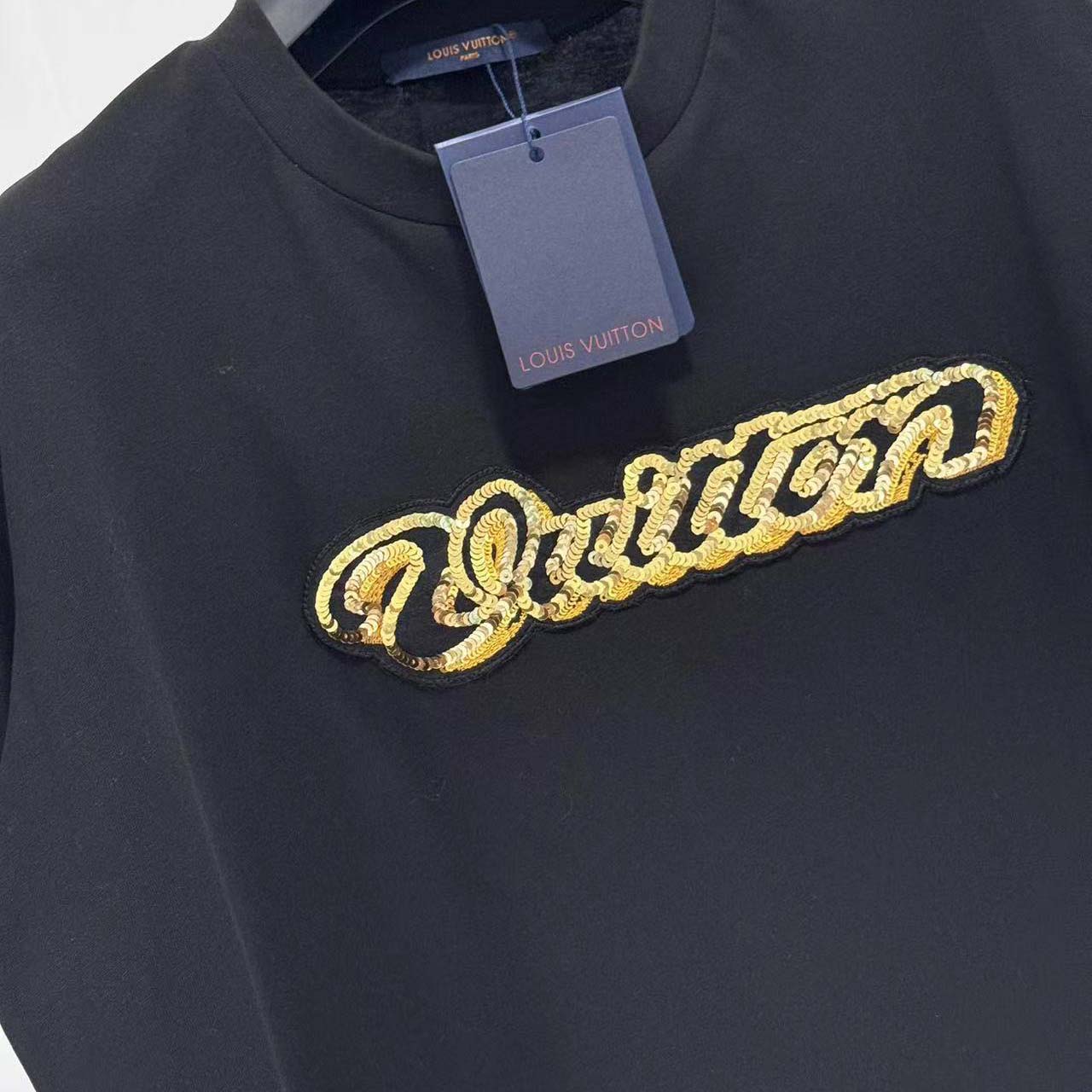 Louis Vuitton Embellished Signature T-Shirt - FashionPlug
