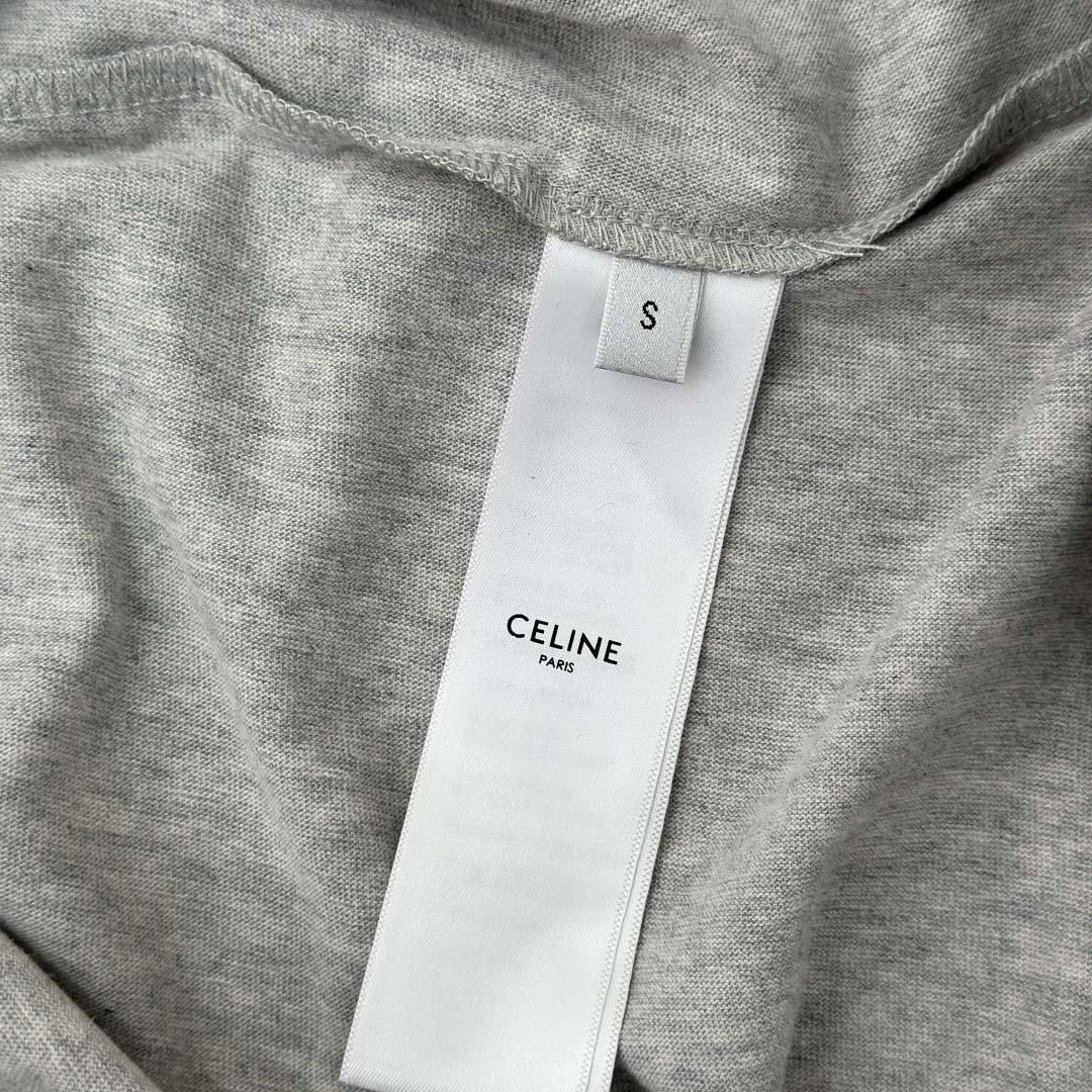 Celine Loose T-shirt In Cotton Jersey - FashionPlug