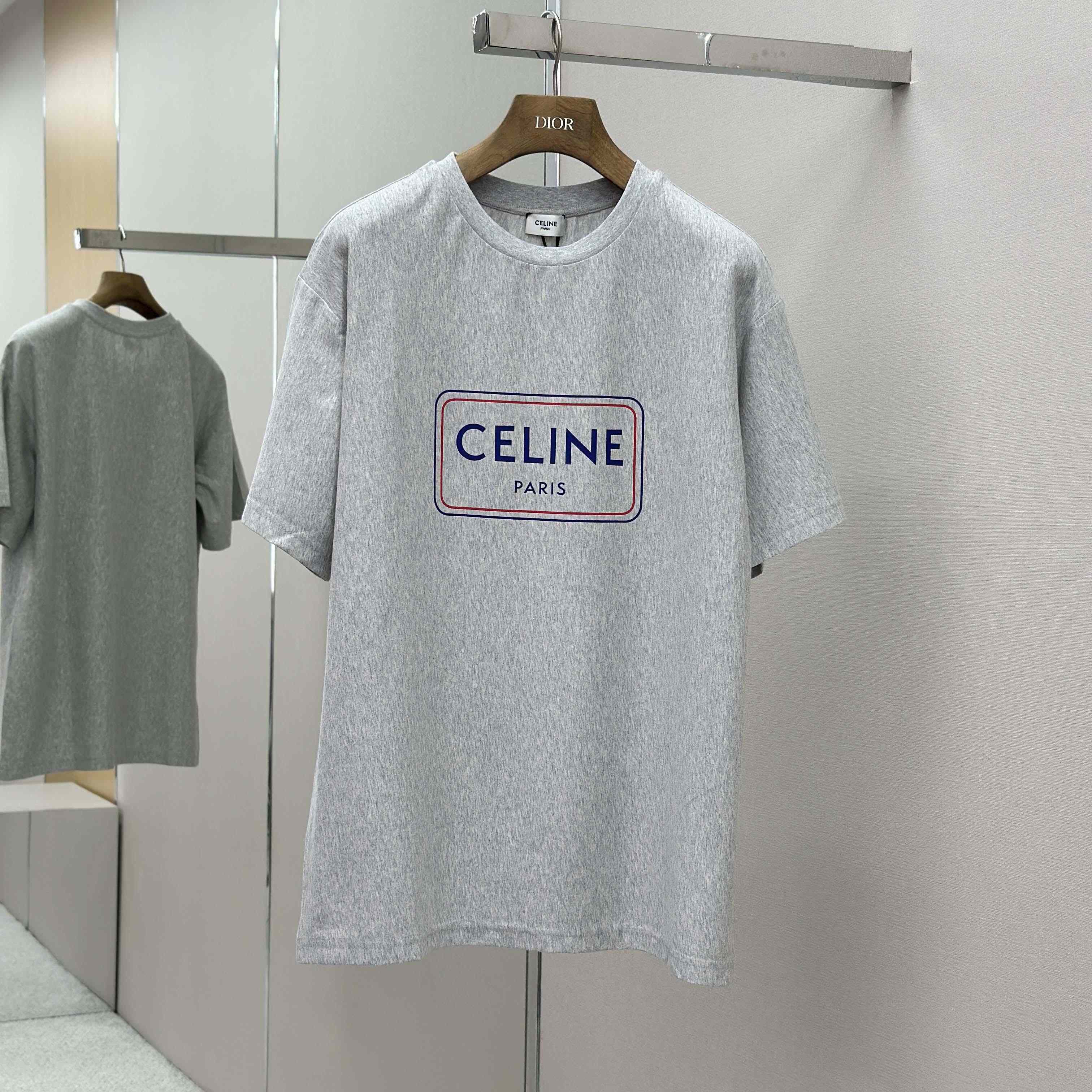 Celine Loose T-shirt In Cotton Jersey - FashionPlug