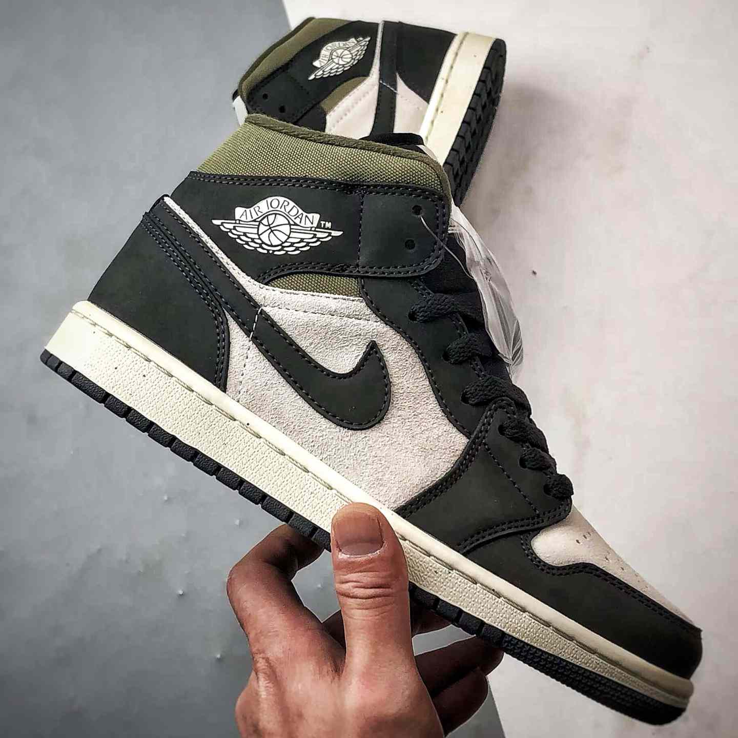 Air Jordan 1 Mid “Olive Green” | HV4091-102 - FashionPlug