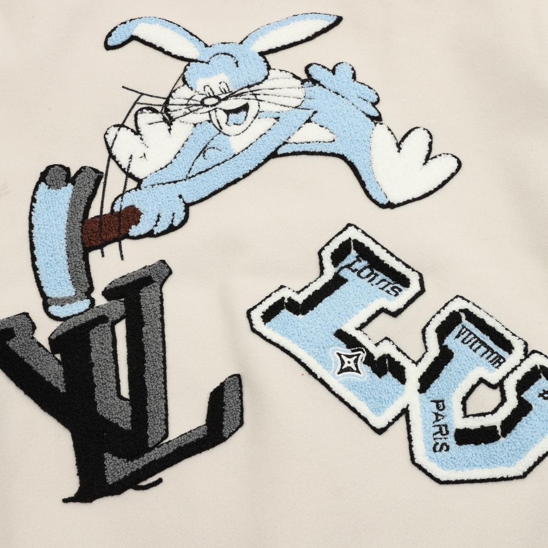 Louis Vuitton Bunny Varsity Jacke - FashionPlug