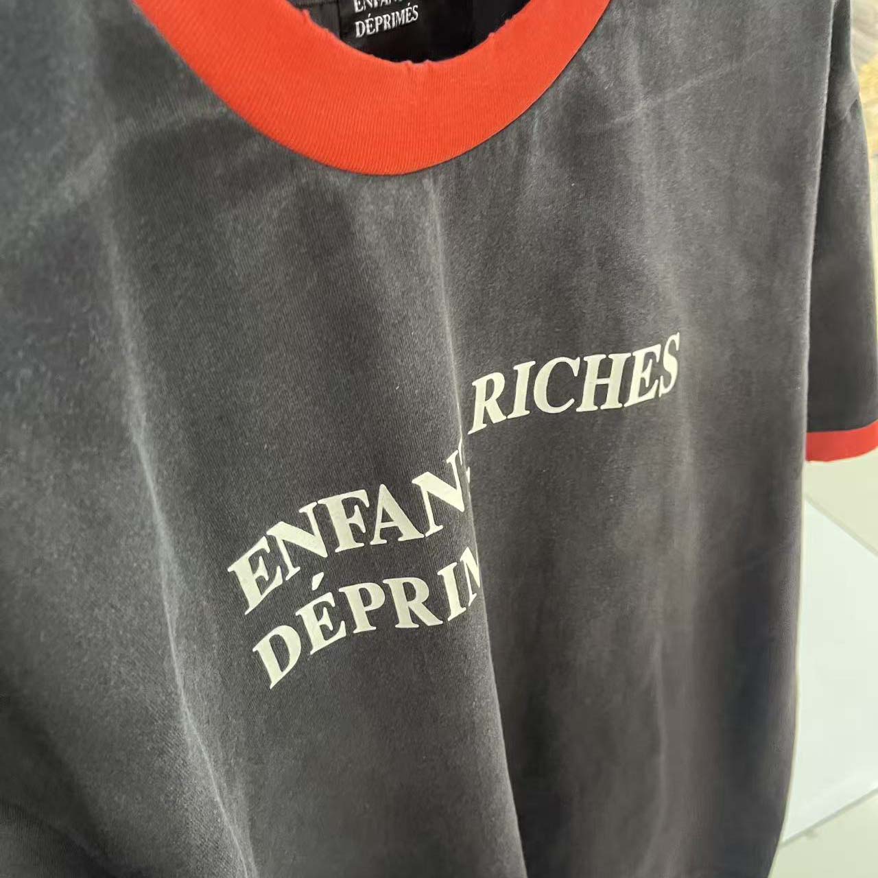 Enfants Riches Deprimes ERD Classic Logo Ringer T-shirt - FashionPlug