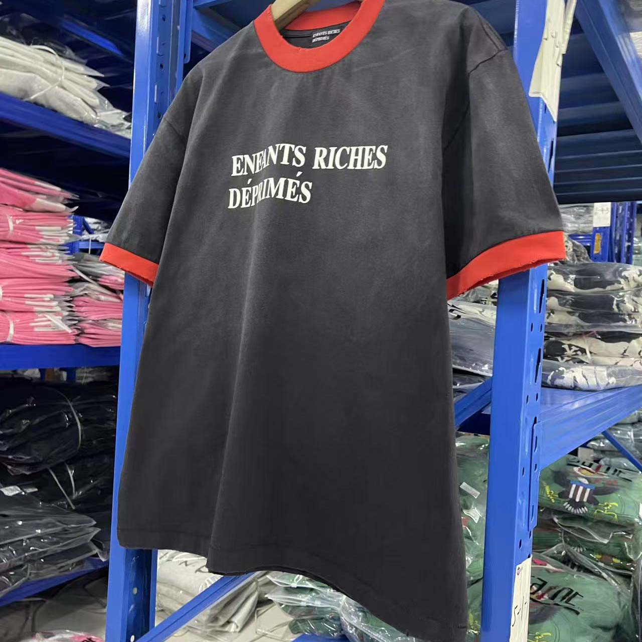 Enfants Riches Deprimes ERD Classic Logo Ringer T-shirt - FashionPlug