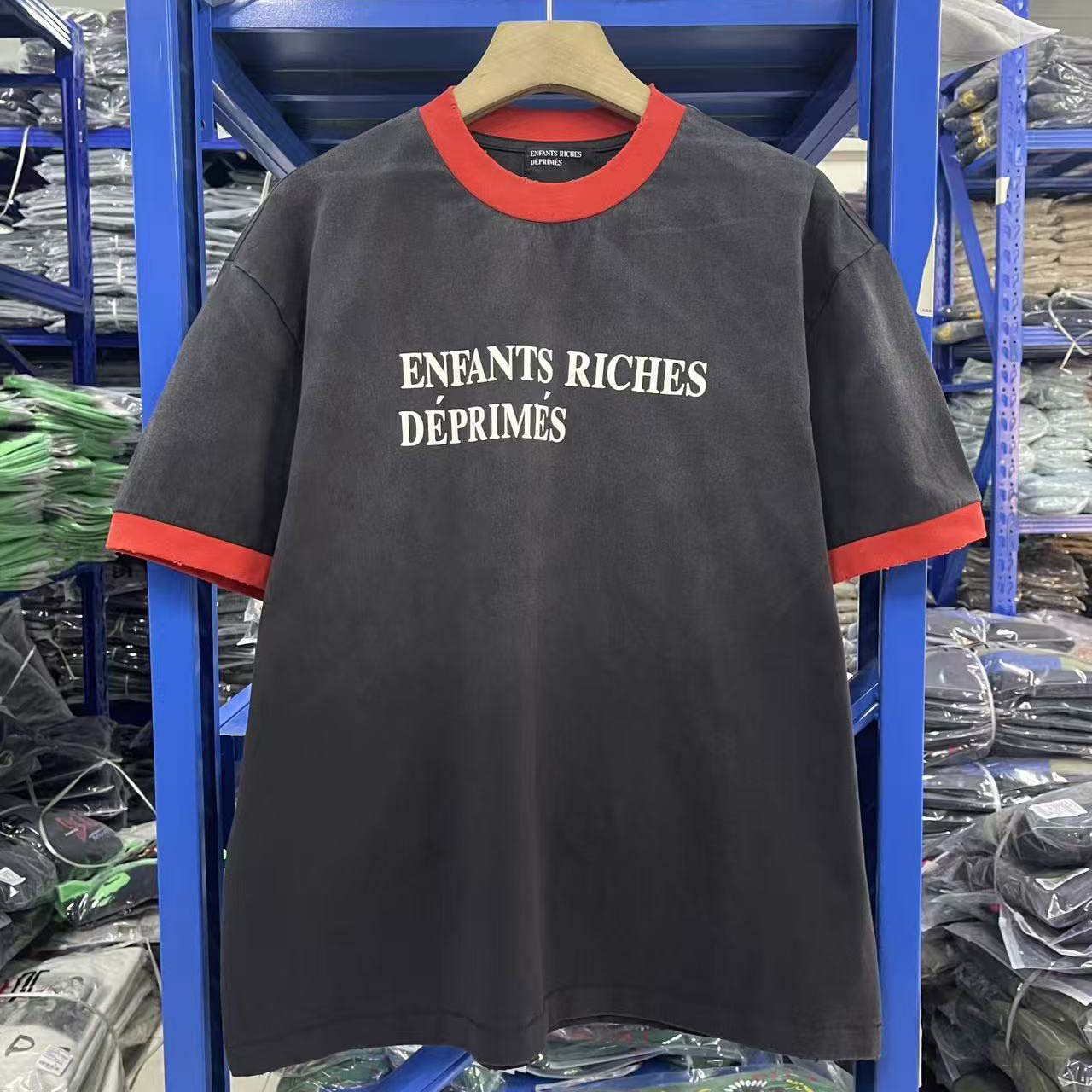 Enfants Riches Deprimes ERD Classic Logo Ringer T-shirt - FashionPlug