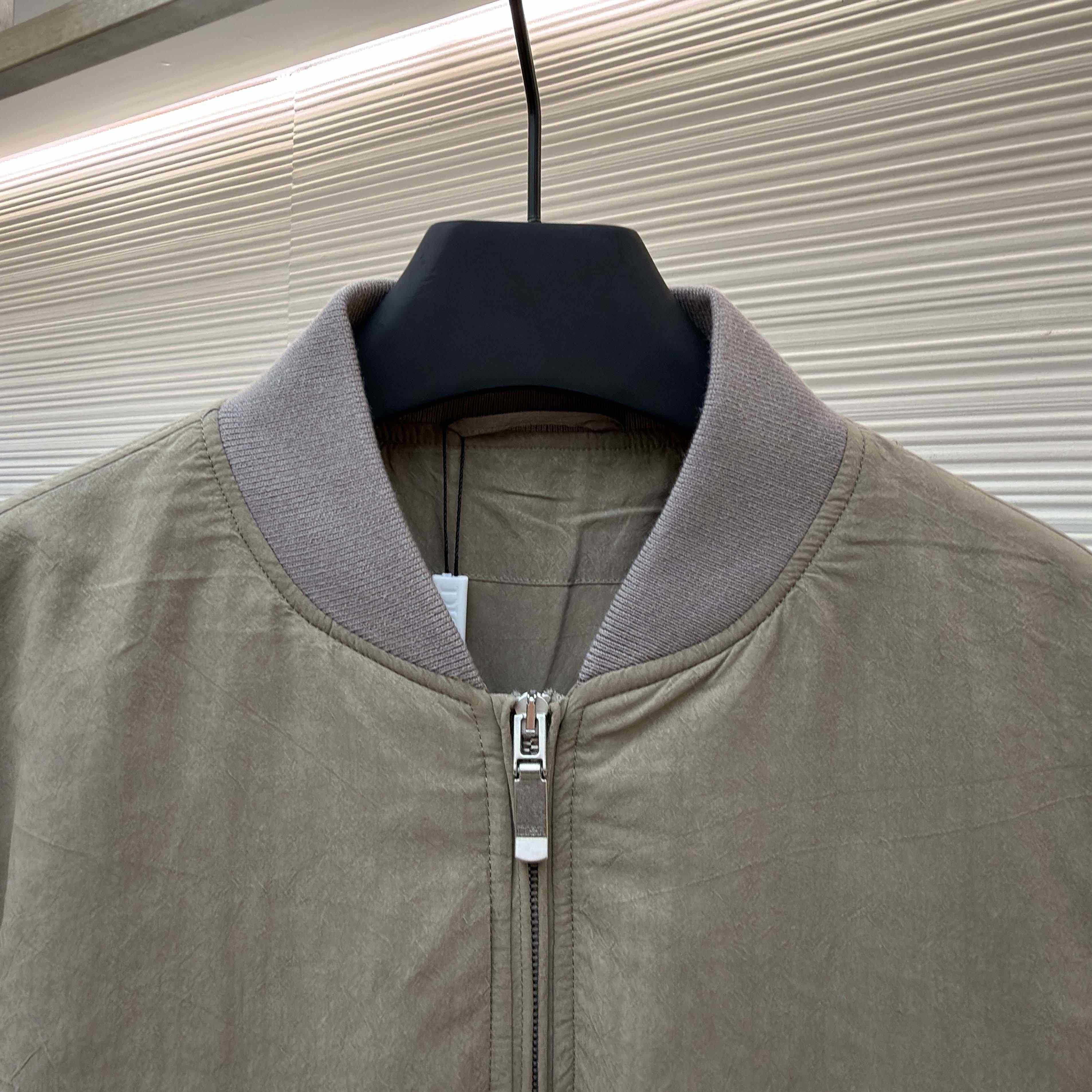 Dior x Stone Island Habotai Silk Blend Bomber Jacket Black  - FashionPlug