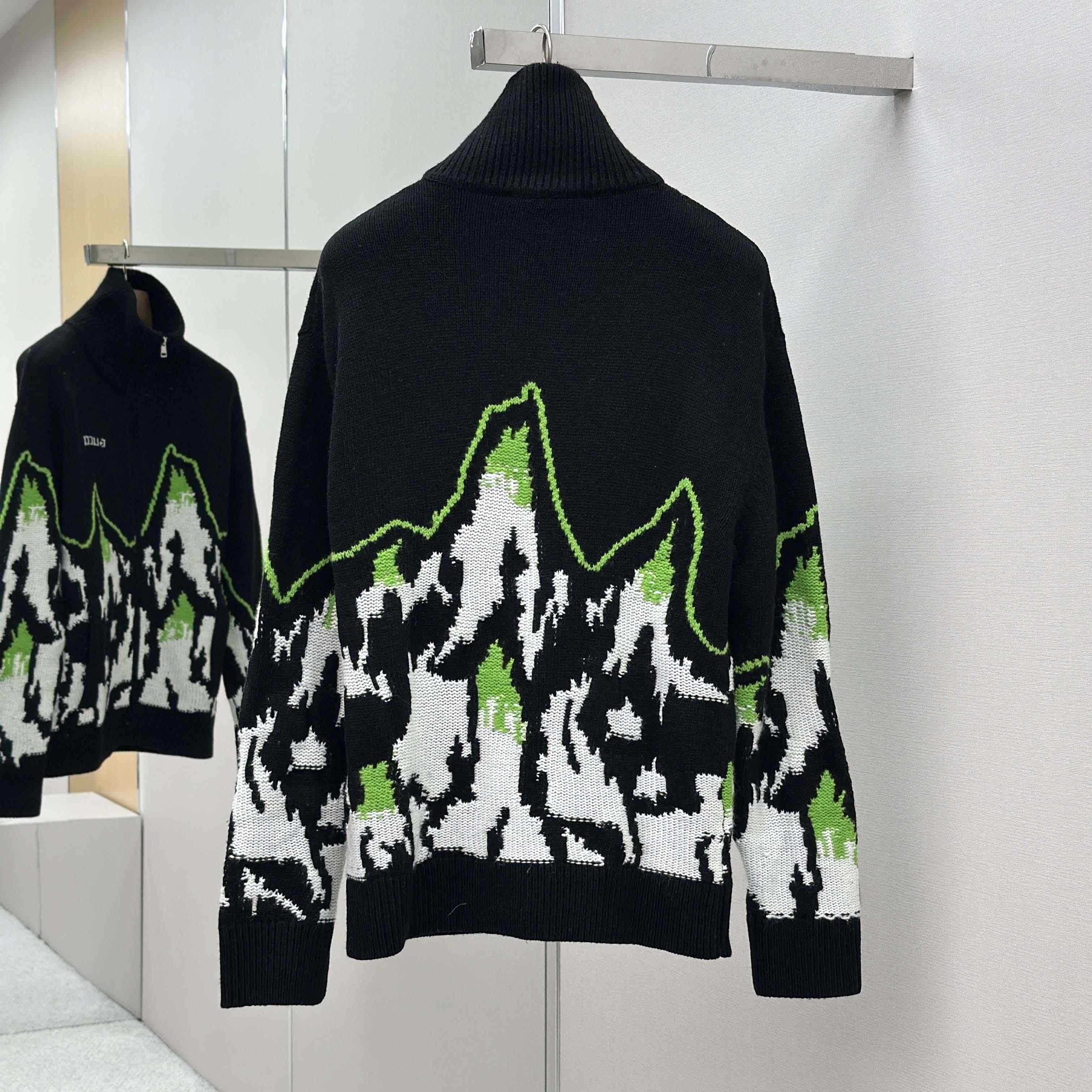 Gucci Wool Jacquard Zip Jacket With Intarsia - FashionPlug