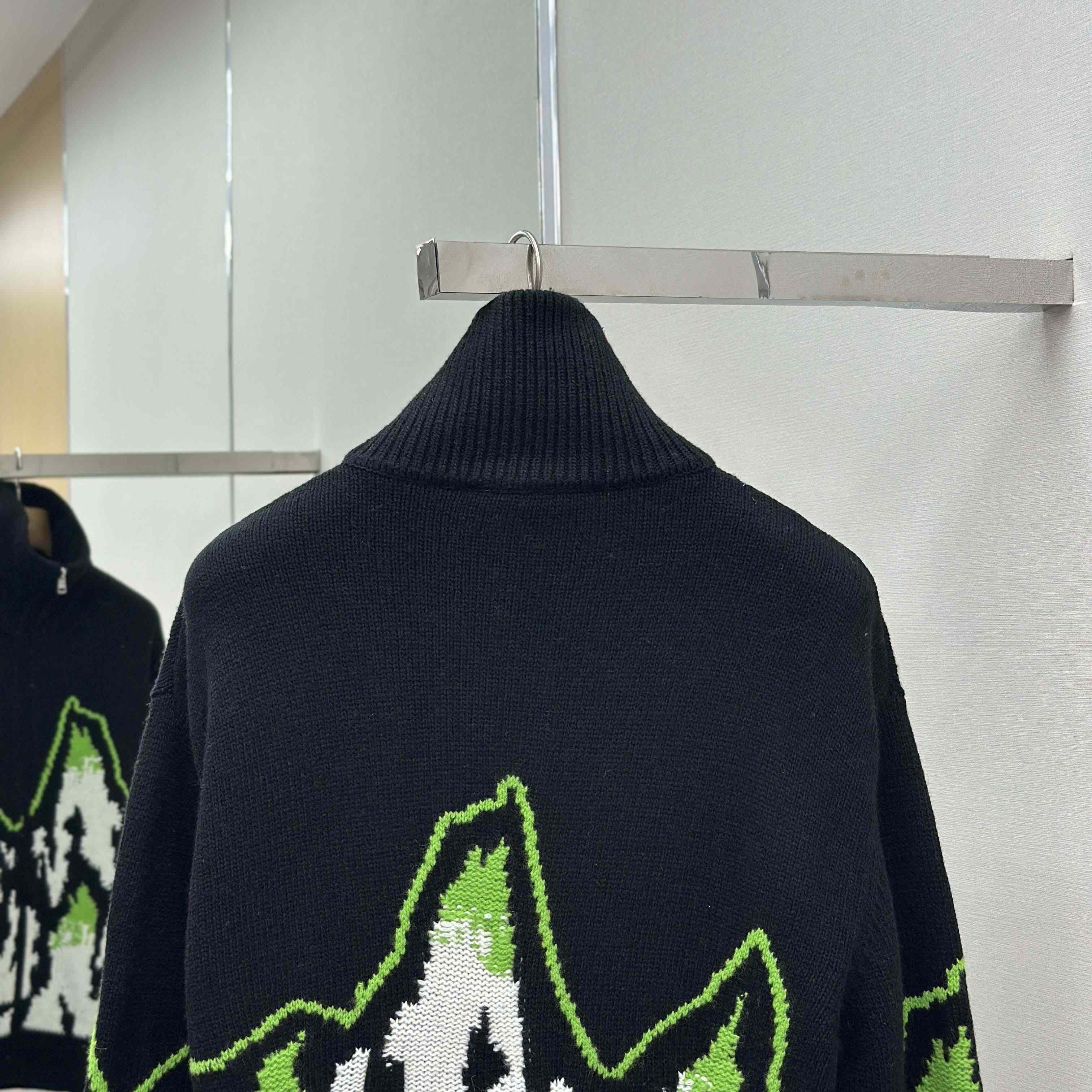 Gucci Wool Jacquard Zip Jacket With Intarsia - FashionPlug