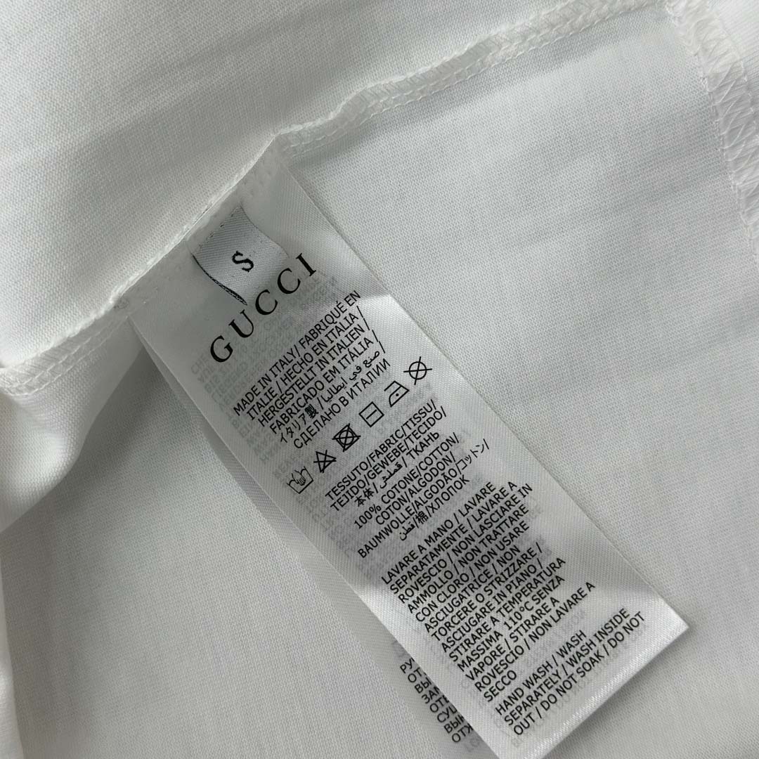 Gucci Cotton Jersey T-shirt With Print - FashionPlug
