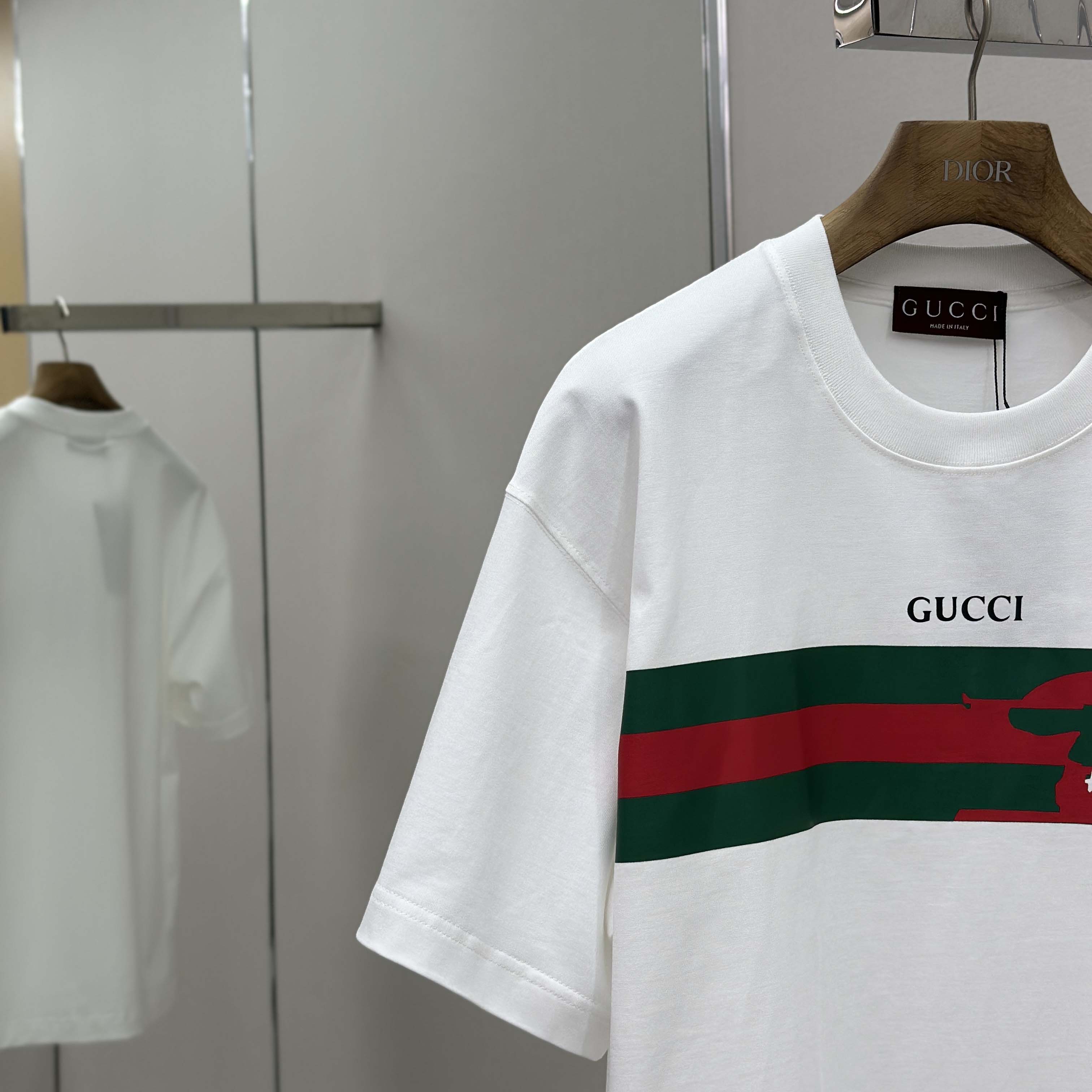 Gucci Cotton Jersey T-shirt With Print - FashionPlug