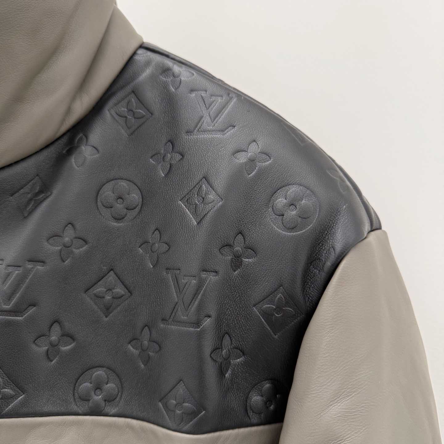 Louis Vuitton Leather Down Jacket  - FashionPlug