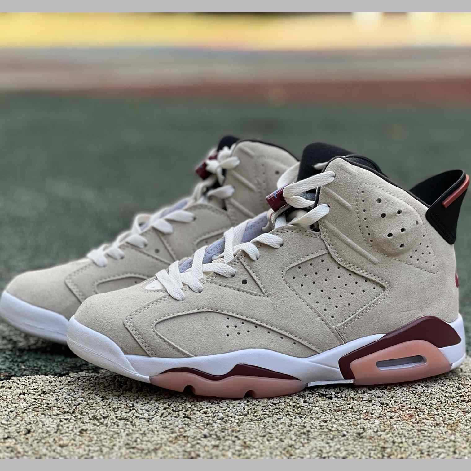 Air Jordan 6 x A Ma Maniére “Burgundy Rose” | IF3103-100 - FashionPlug