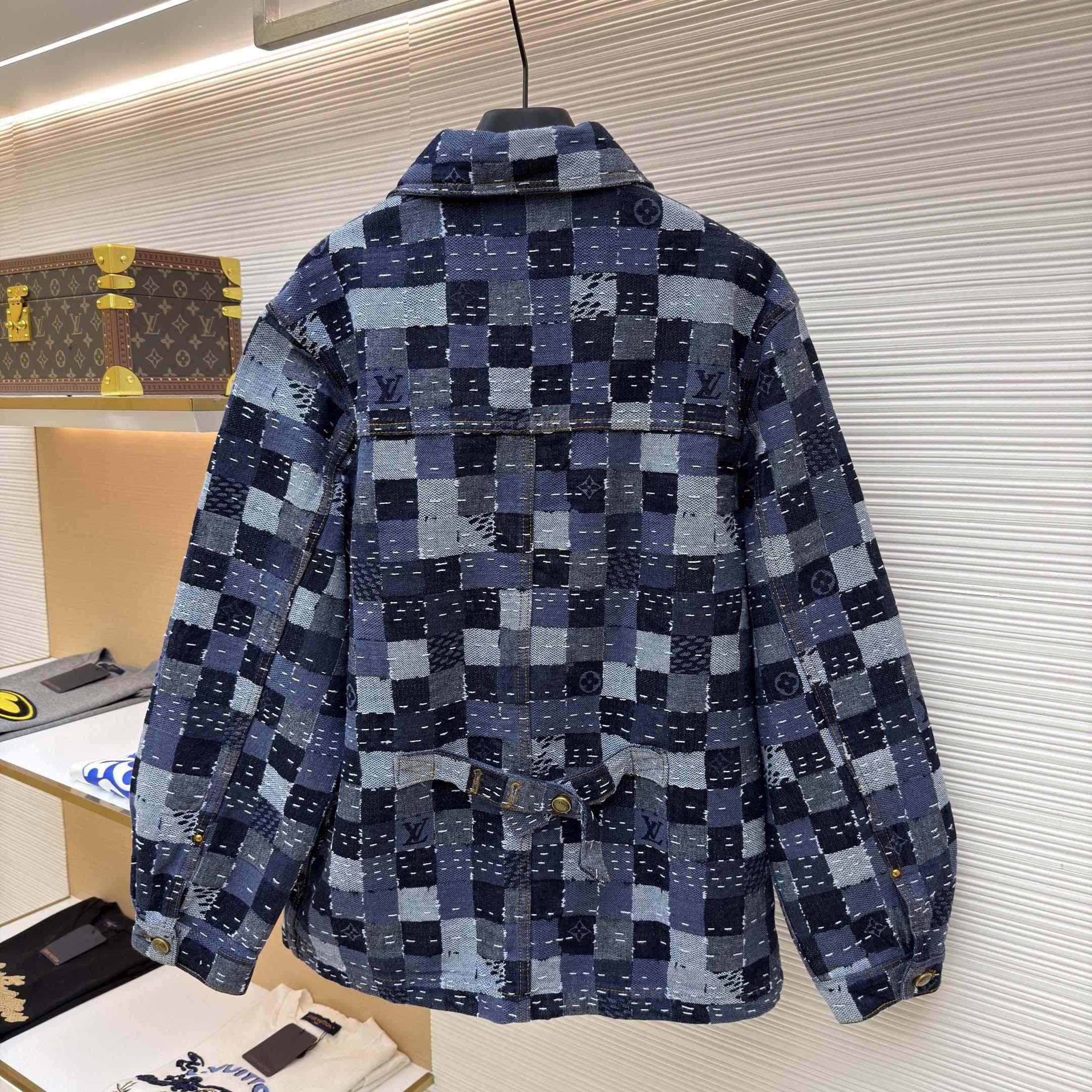 Louis Vuitton Damier Denim Workwear Blouson - FashionPlug