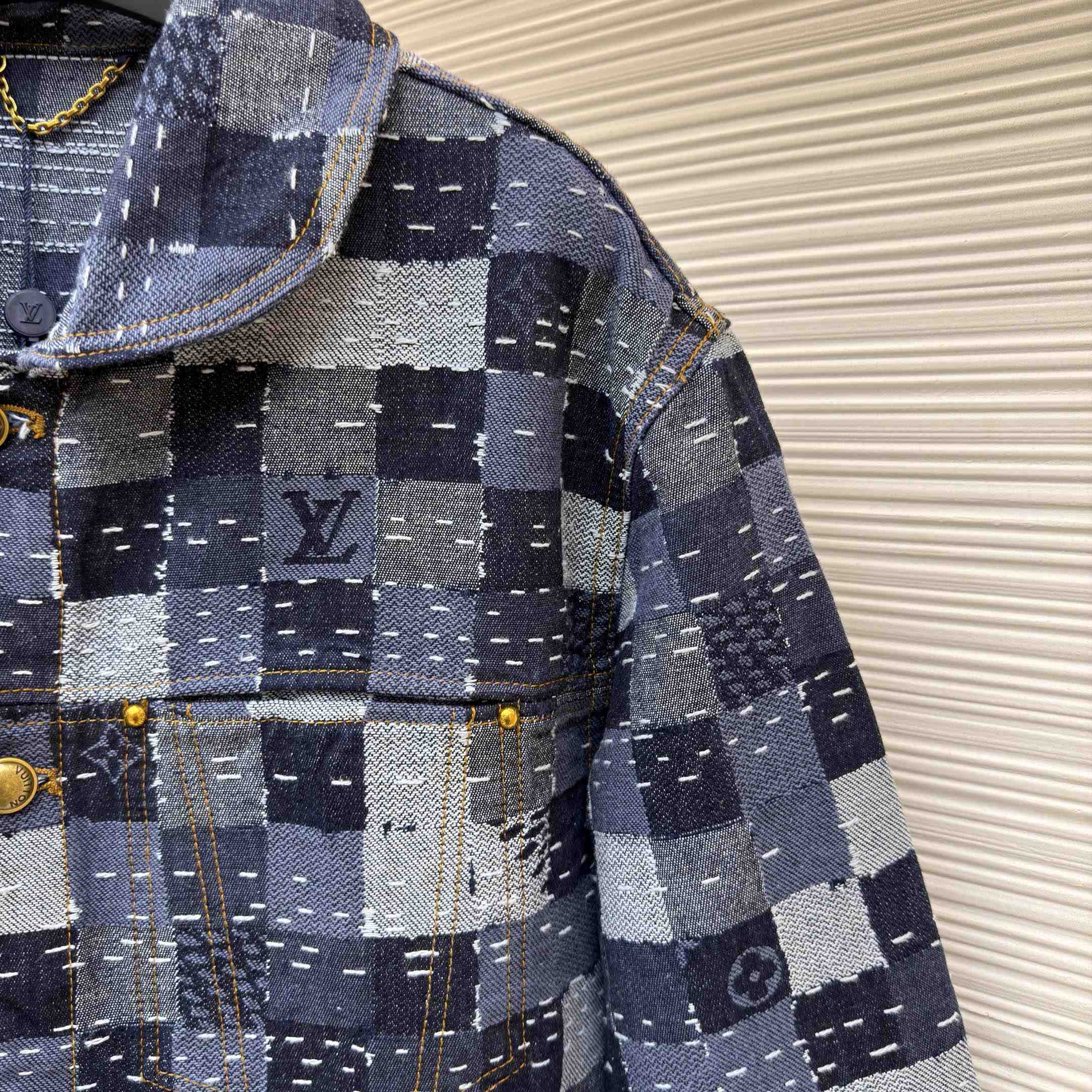 Louis Vuitton Damier Denim Workwear Blouson - FashionPlug