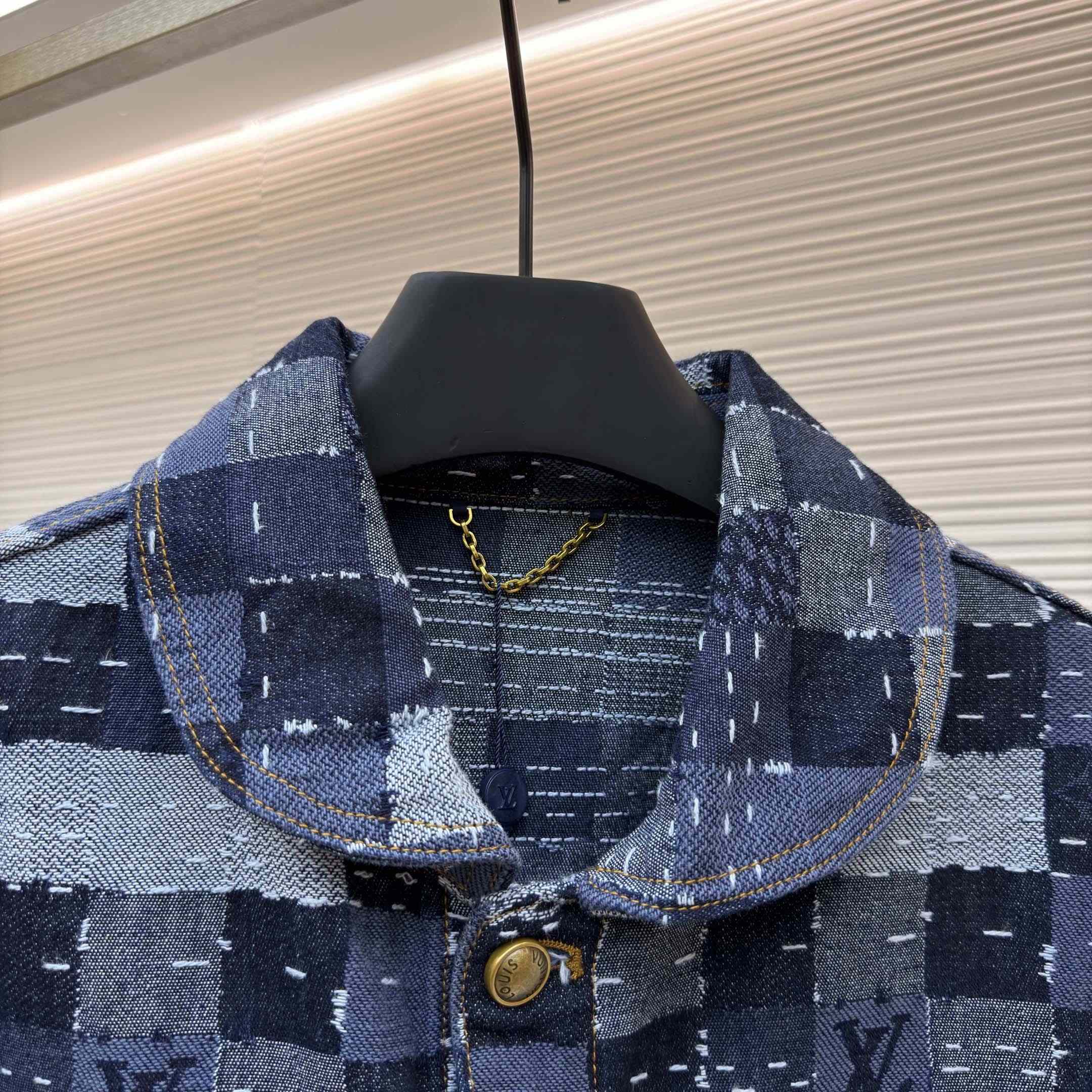 Louis Vuitton Damier Denim Workwear Blouson - FashionPlug