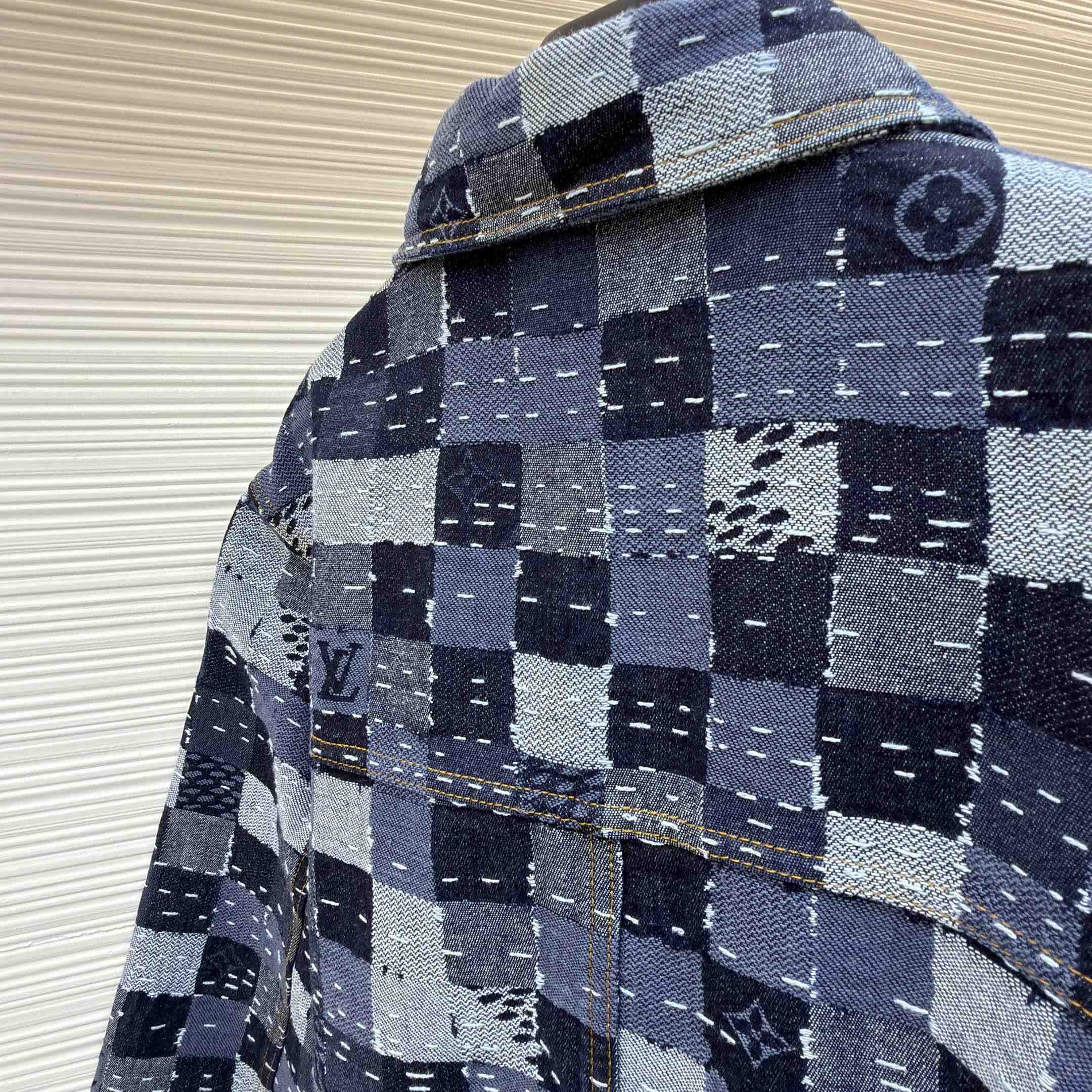 Louis Vuitton Damier Denim Workwear Blouson - FashionPlug