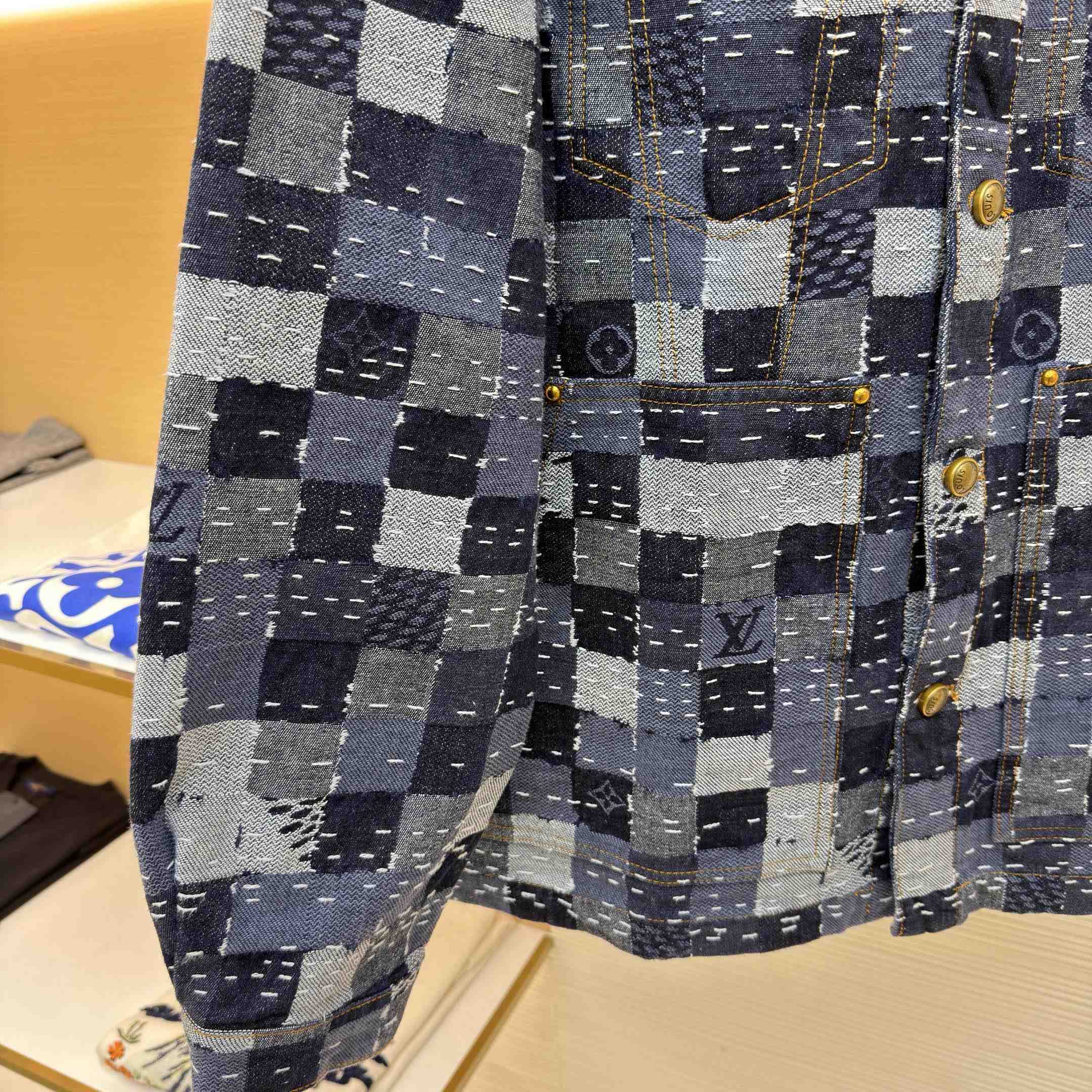 Louis Vuitton Damier Denim Workwear Blouson - FashionPlug