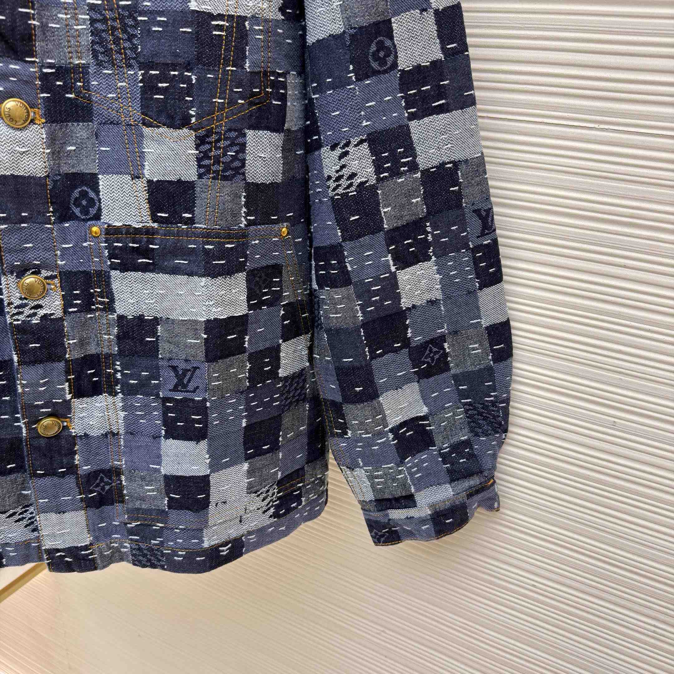 Louis Vuitton Damier Denim Workwear Blouson - FashionPlug