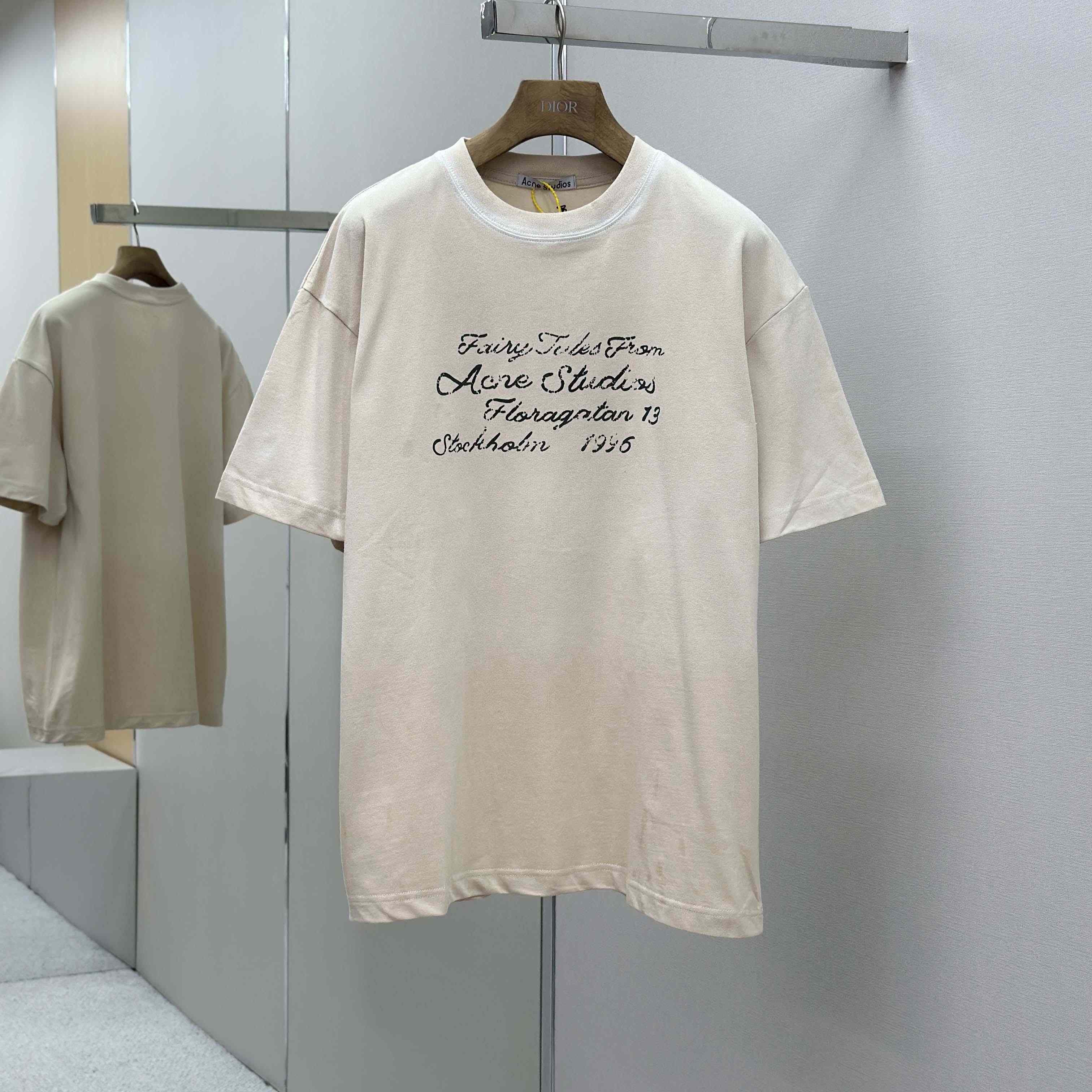 Acne Studios Logo T-shirt  - FashionPlug