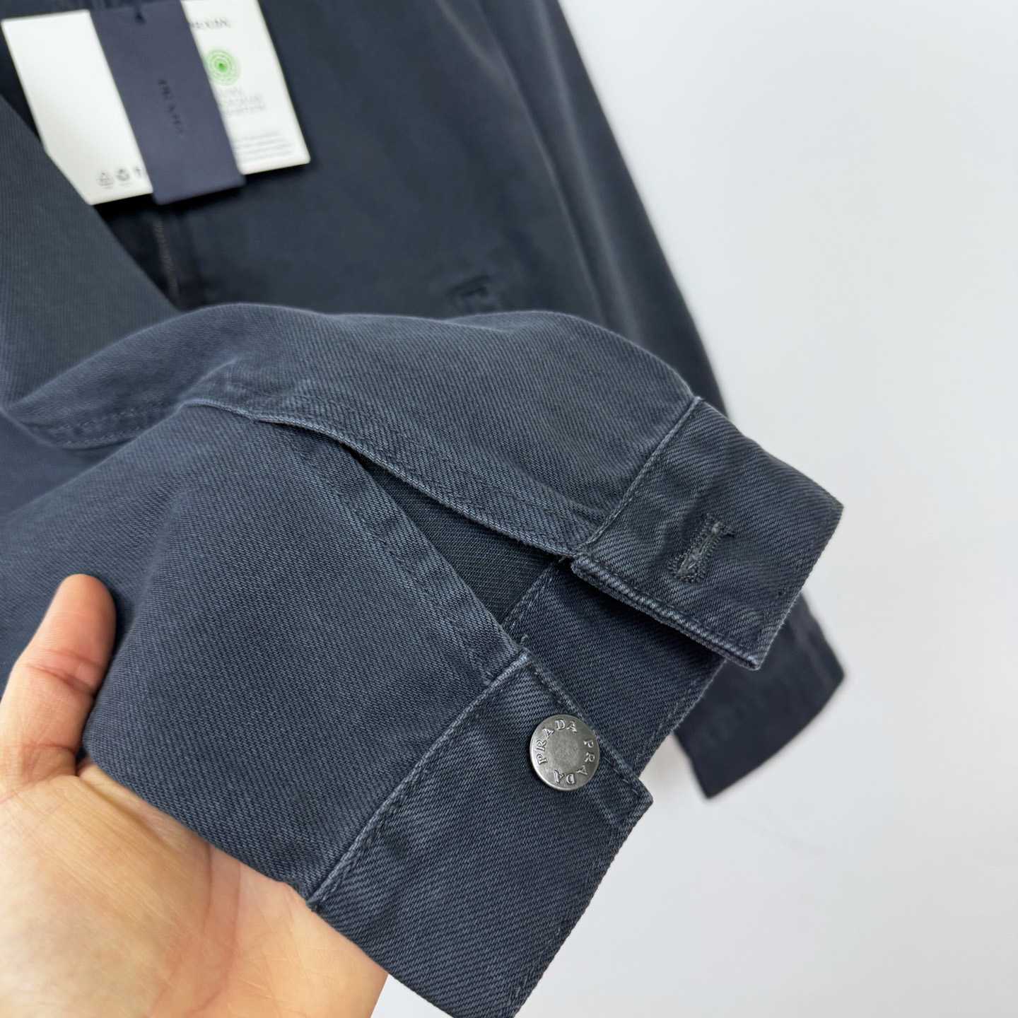 Prada Denim Blouson Jacket - FashionPlug