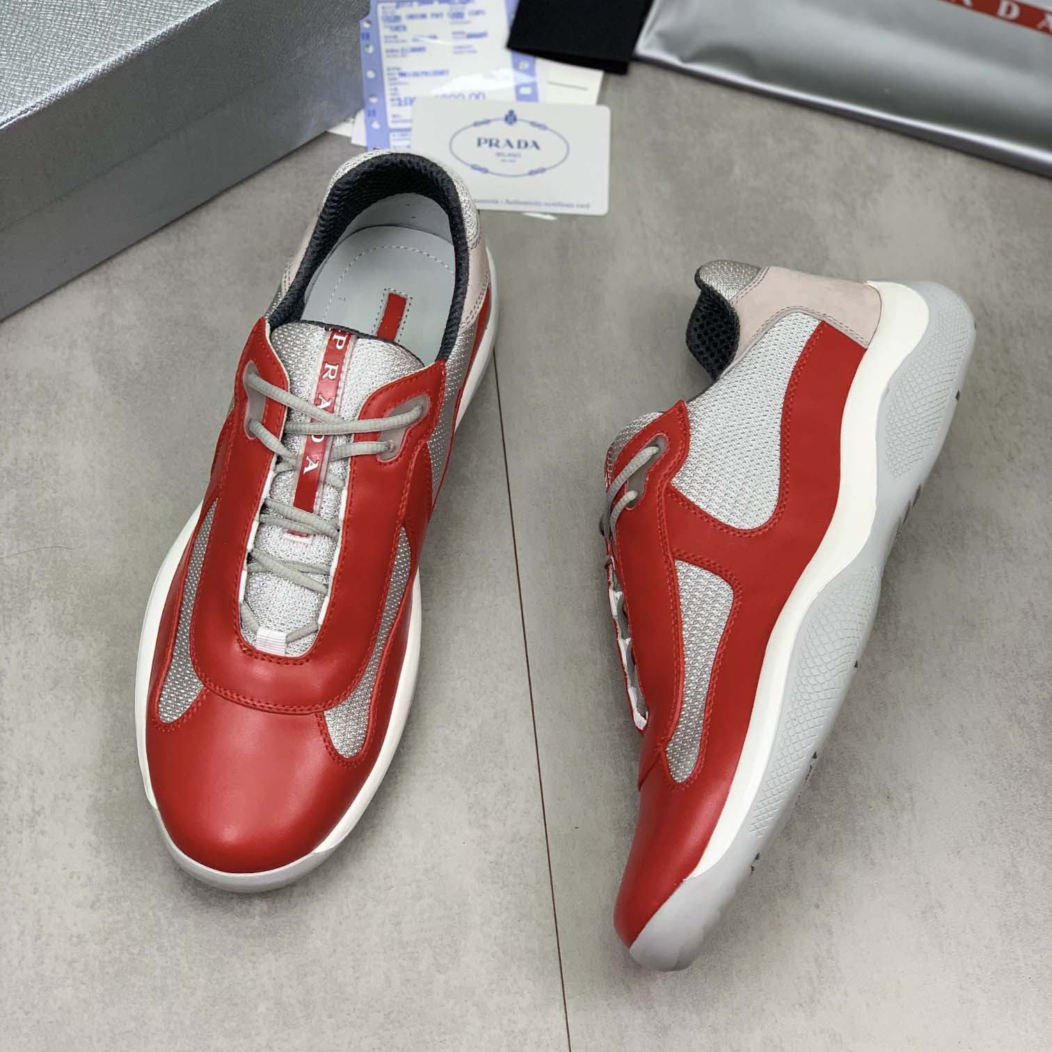 Prada America’s Cup Original Sneakers - FashionPlug