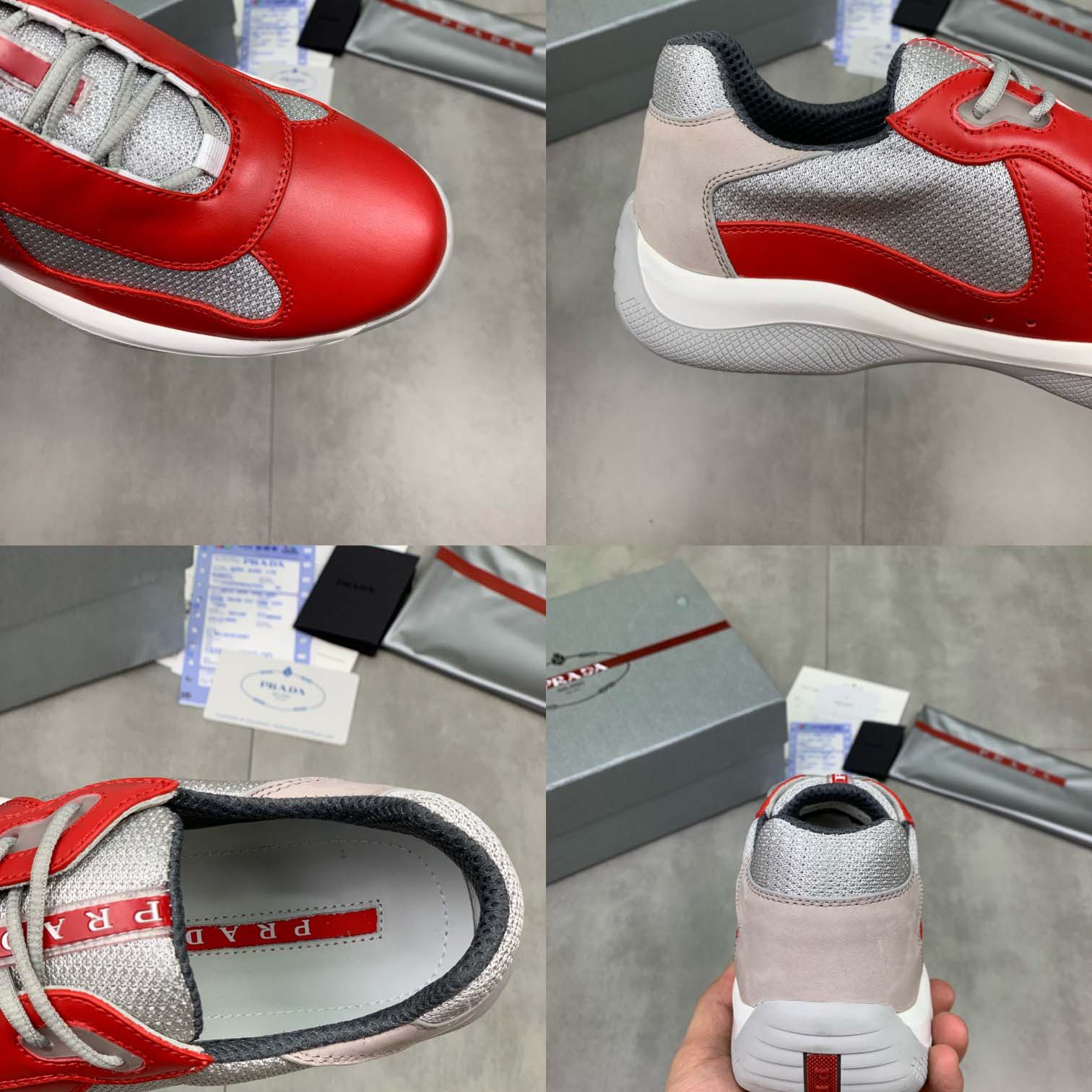 Prada America’s Cup Original Sneakers - FashionPlug