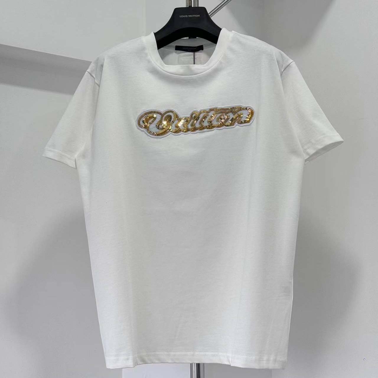 Louis Vuitton Embellished Signature T-Shirt - FashionPlug