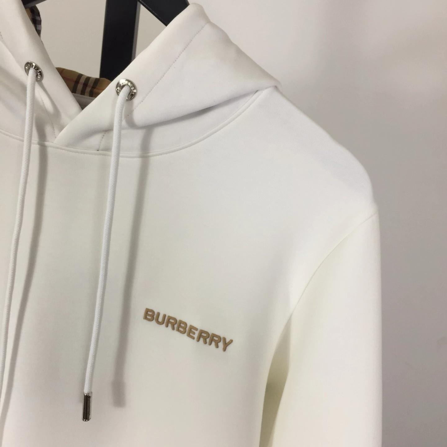 Burberry Cotton Hooded Sweatshirt - FashionPlug