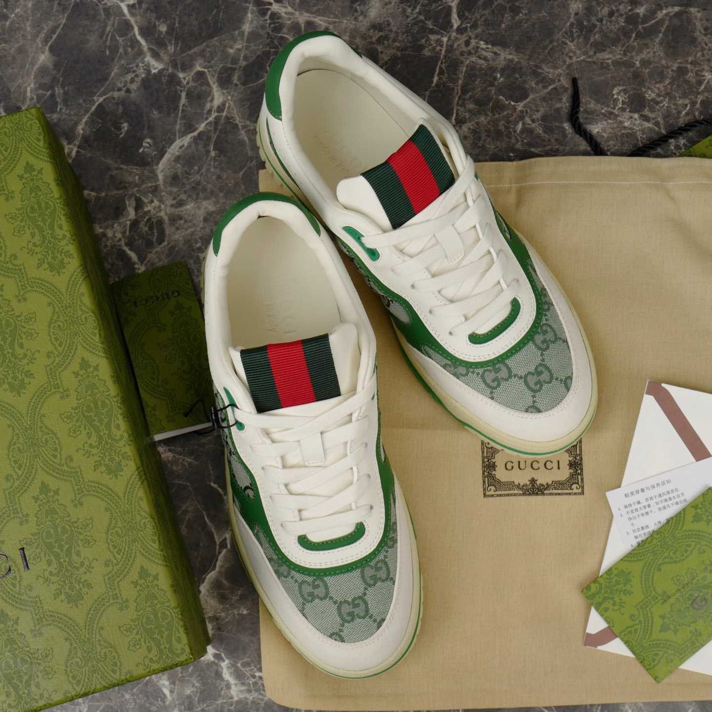 Gucci Re-Web Sneaker - FashionPlug
