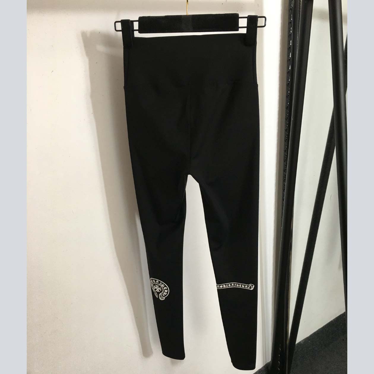 Chrome Hearts Logo Leggings - FashionPlug