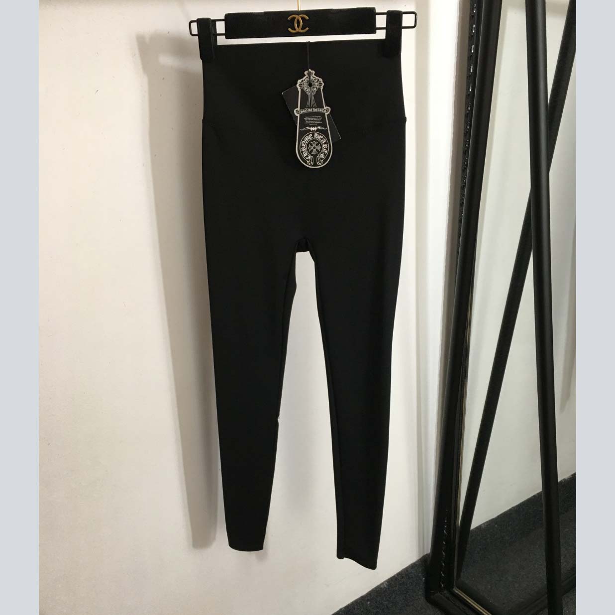 Chrome Hearts Logo Leggings - FashionPlug