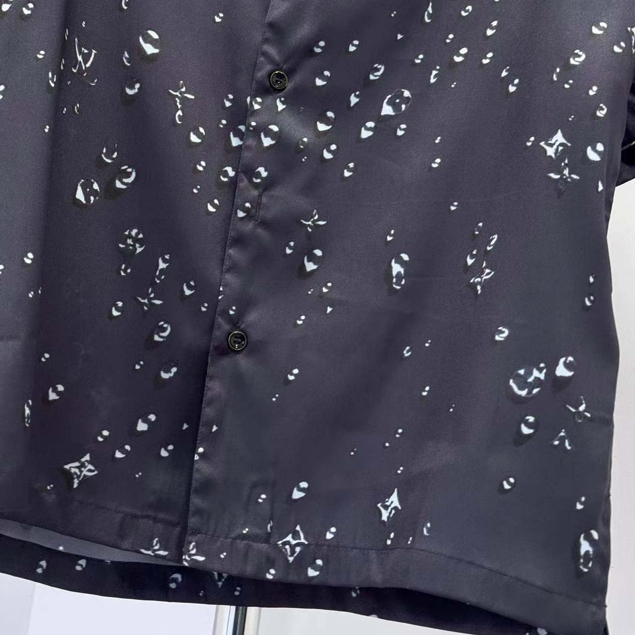 Louis Vuitton Monogram Short-Sleeved Silk Shirt - FashionPlug