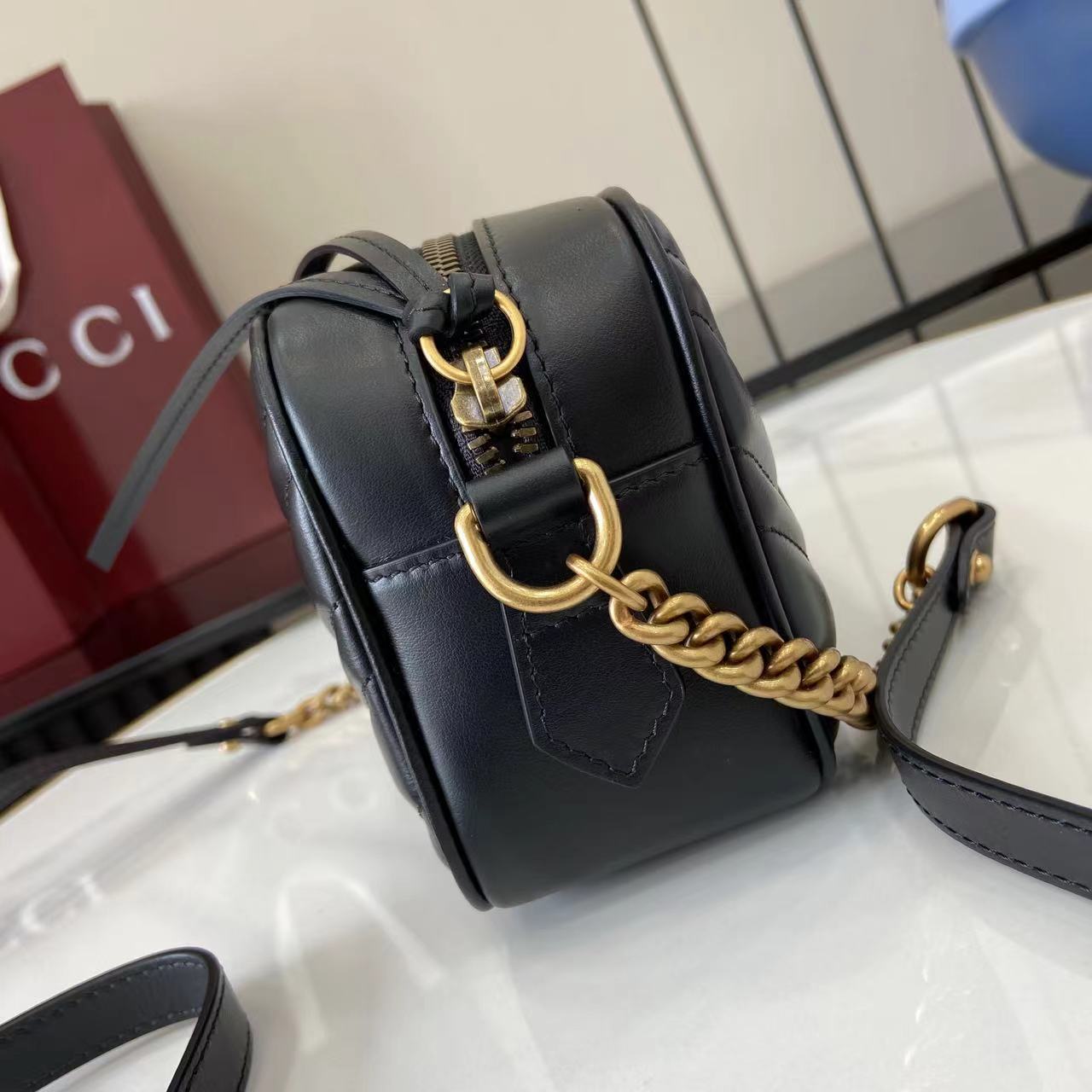 Gucci GG Marmont mini camera bag - FashionPlug