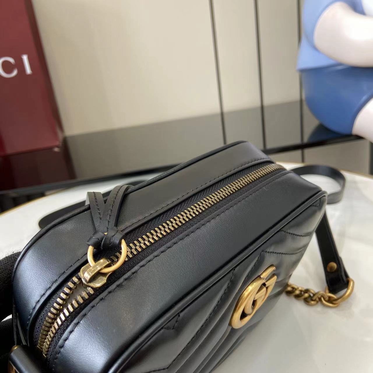 Gucci GG Marmont mini camera bag - FashionPlug