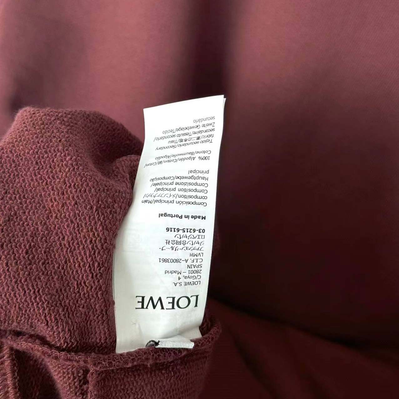 Loewe Zip-up Hoodie In Cotton - FashionPlug