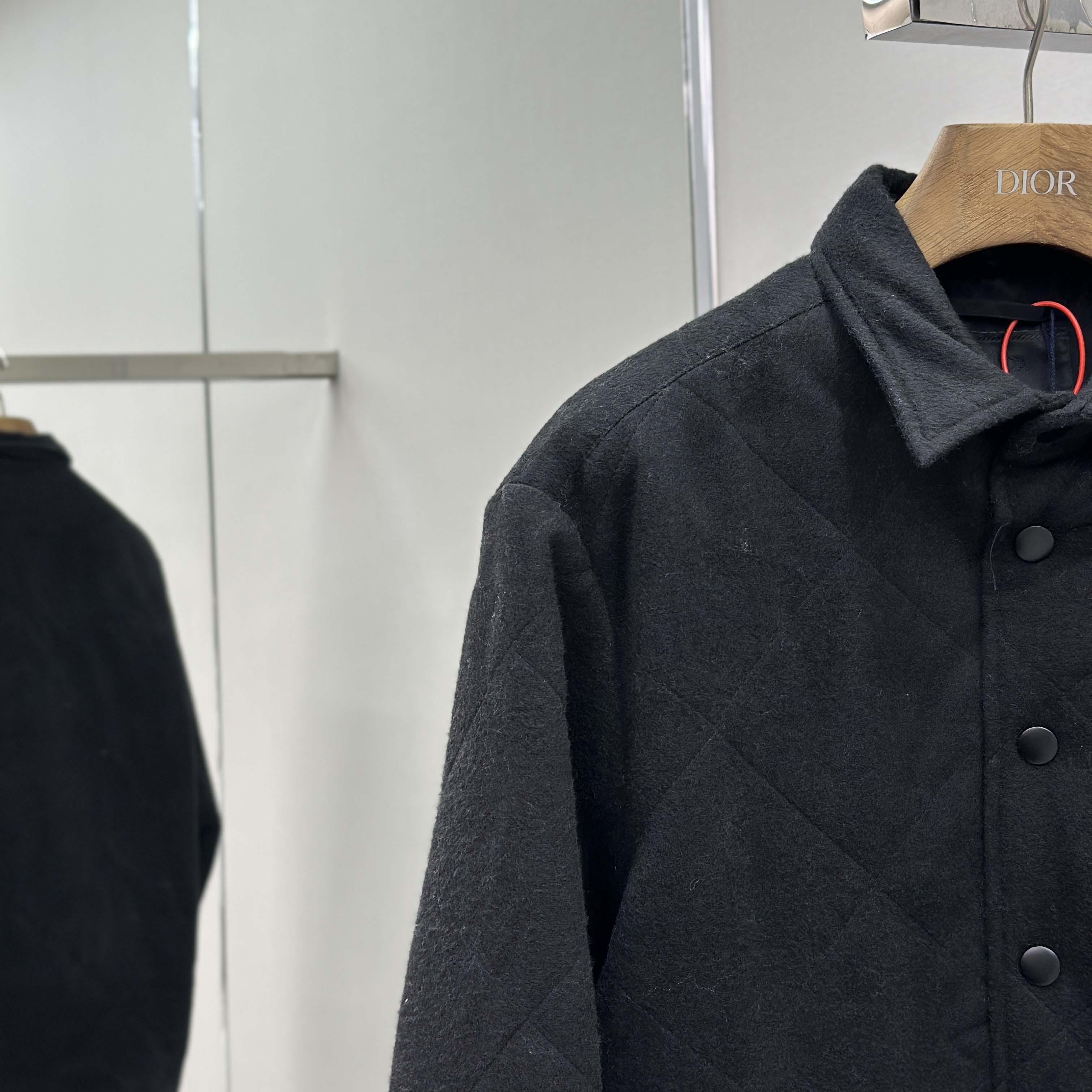 Prada Quilted Cashmere Shirt - FashionPlug