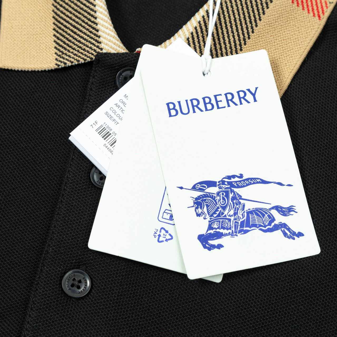 Burberry Cotton Polo Shirt - FashionPlug