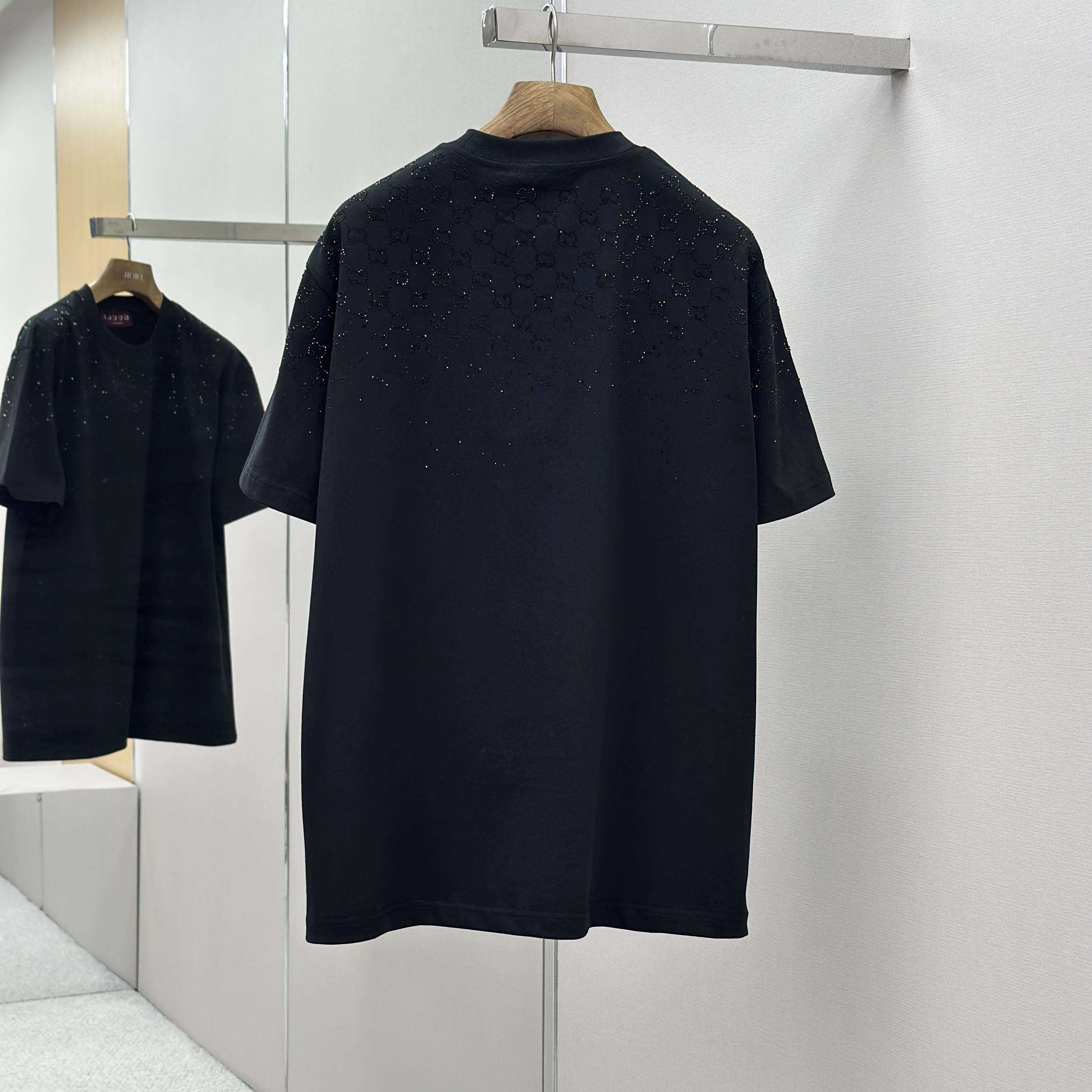 Gucci Cotton jersey T-shirt With Crystals - FashionPlug