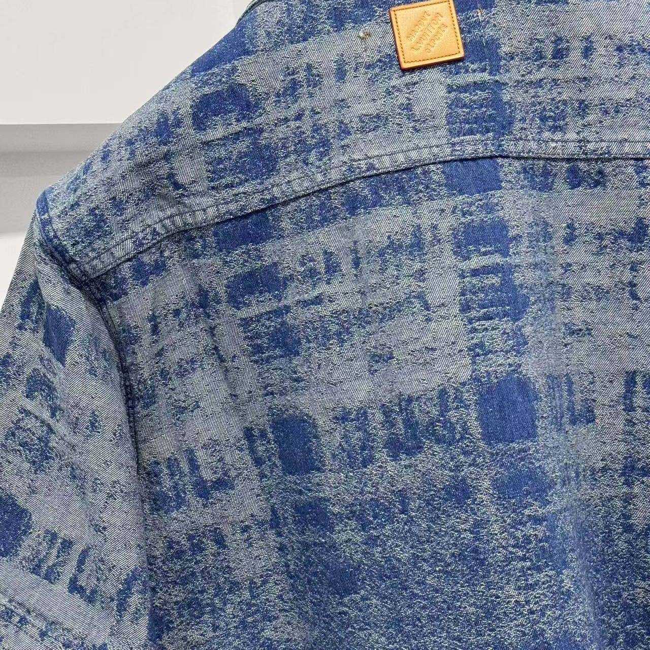 Louis Vuitton Denim Short-Sleeved Shirt - FashionPlug