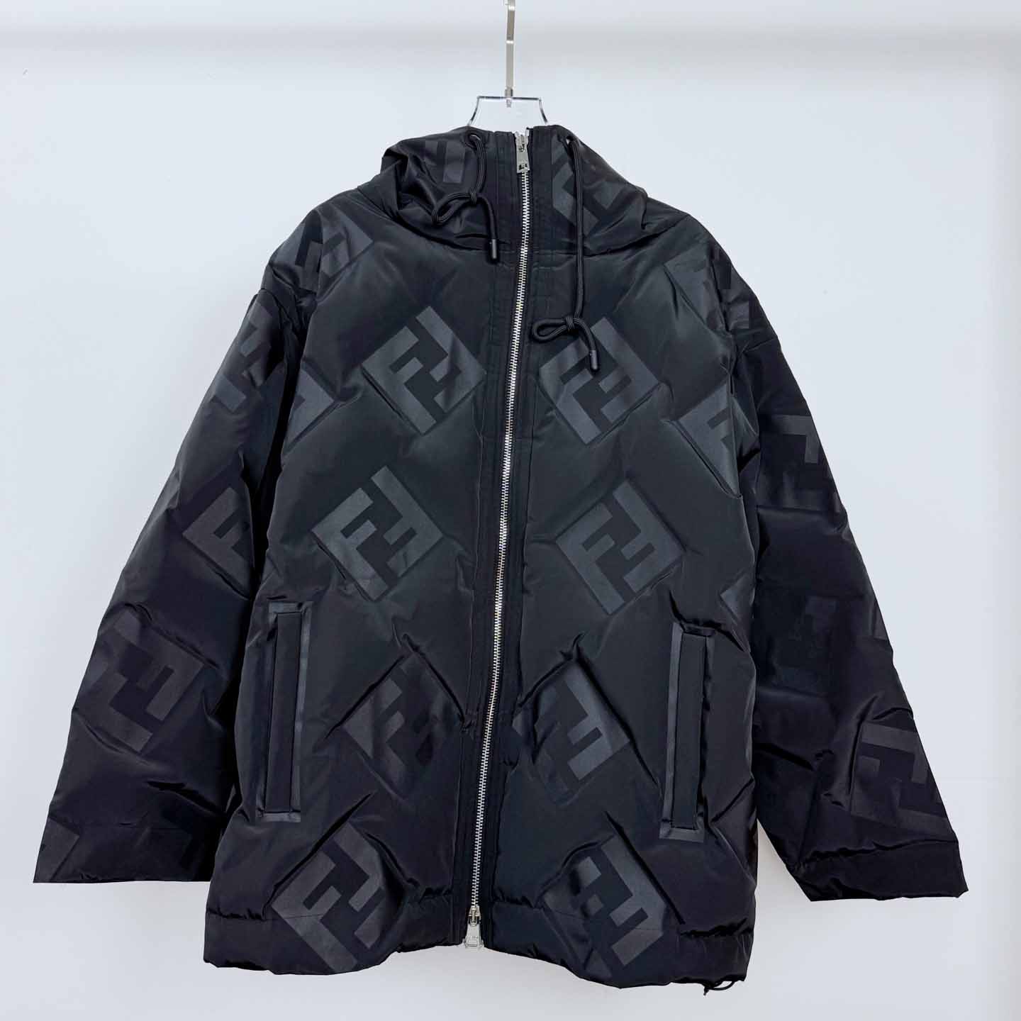  Fendi FF-pattern Down Jacket  - FashionPlug