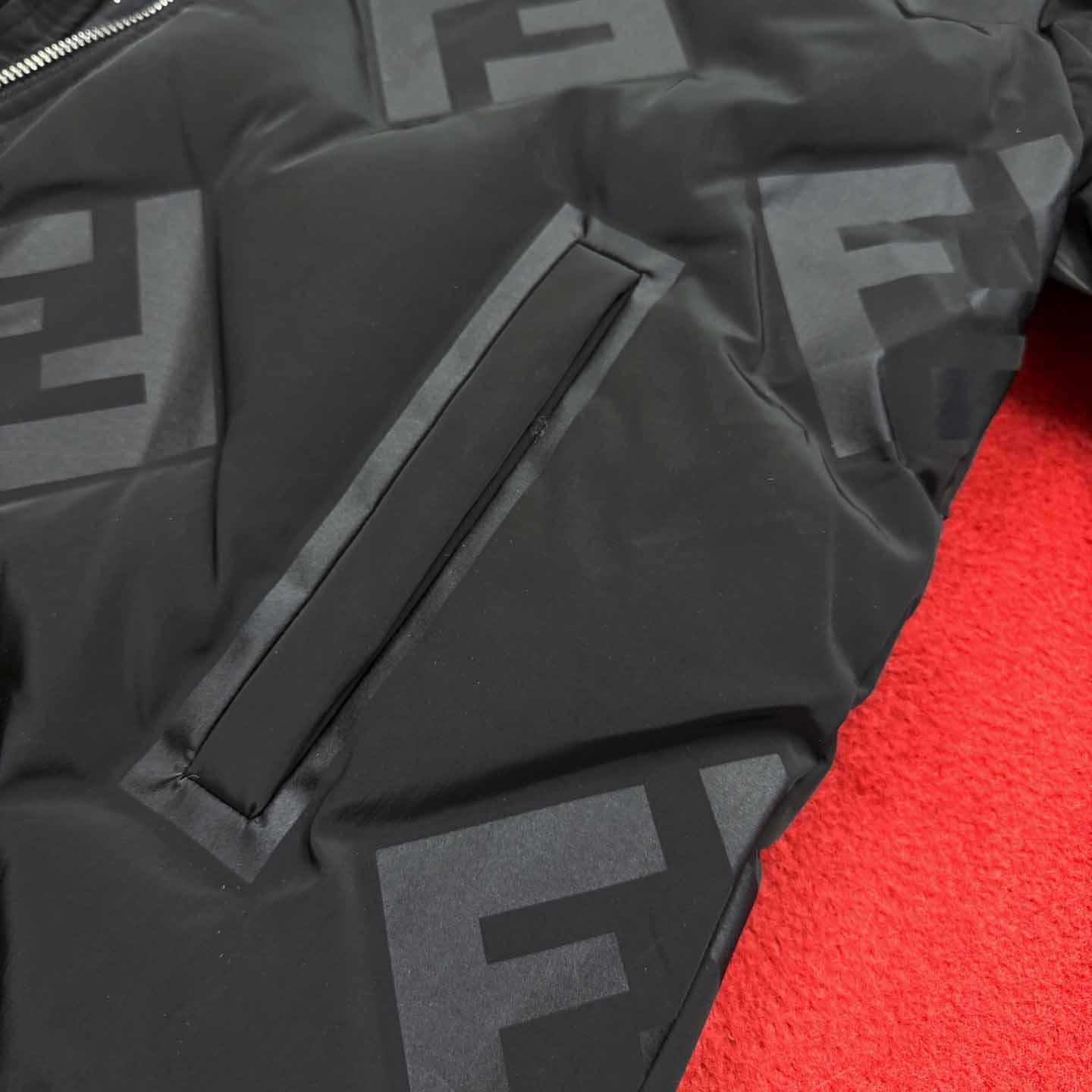  Fendi FF-pattern Down Jacket  - FashionPlug