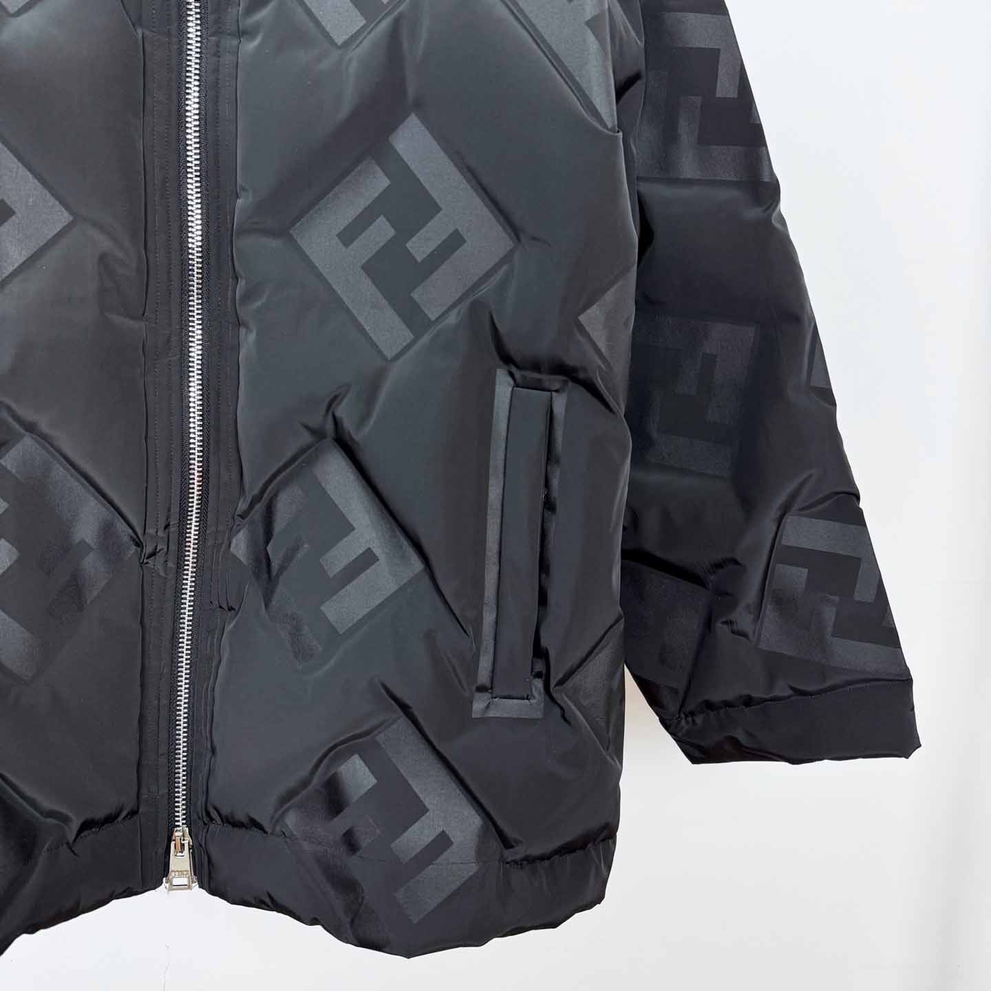  Fendi FF-pattern Down Jacket  - FashionPlug