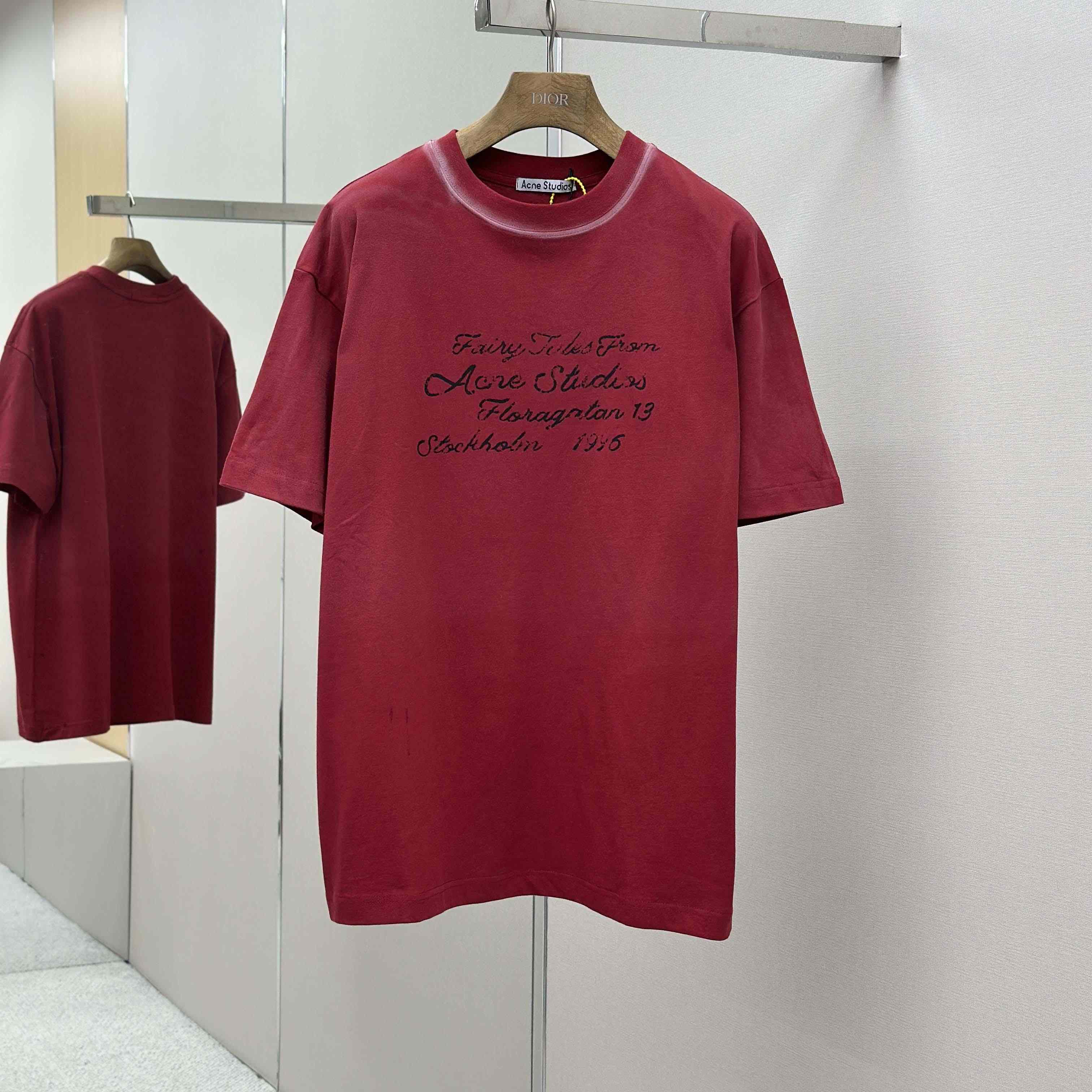 Acne Studios Logo T-shirt  - FashionPlug