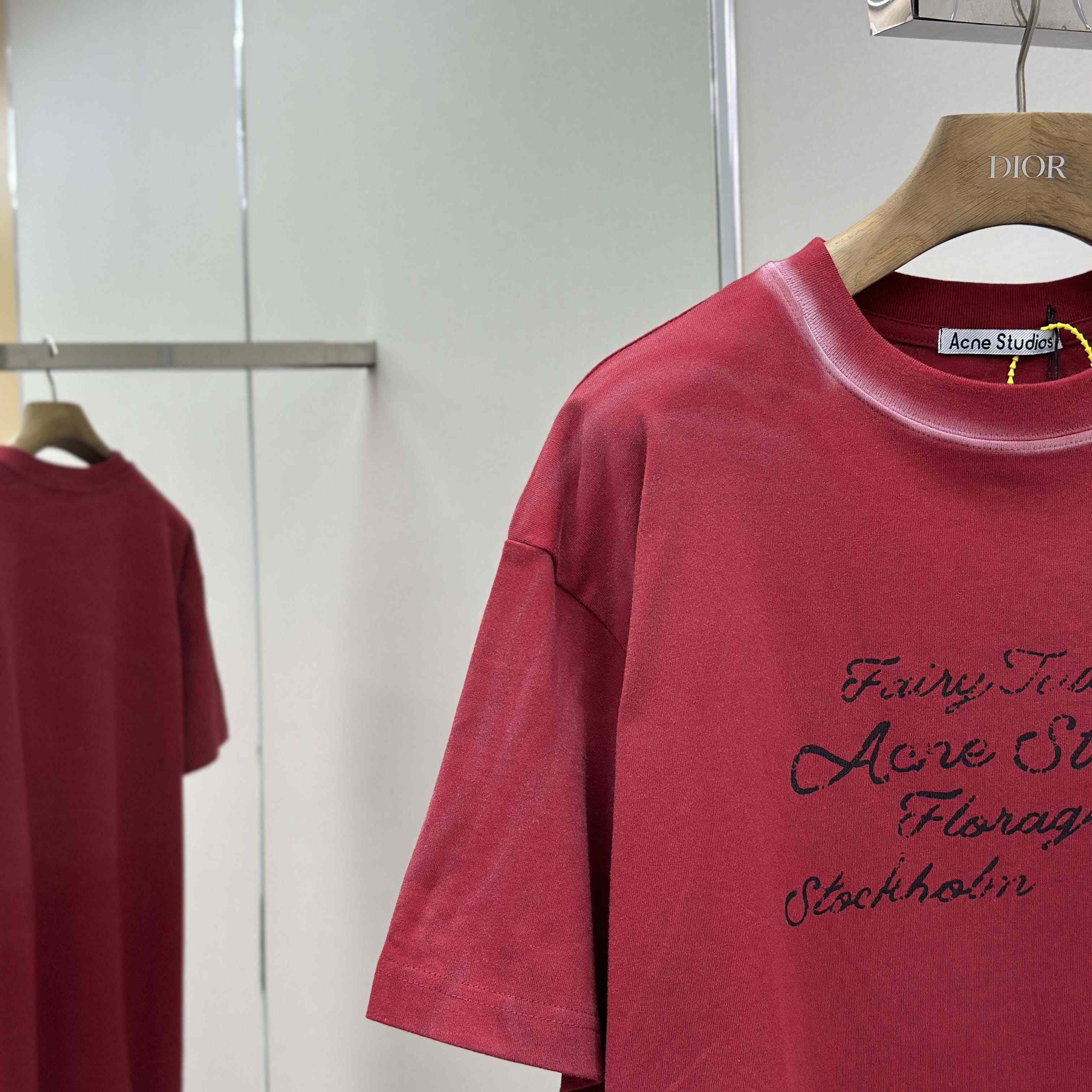 Acne Studios Logo T-shirt  - FashionPlug