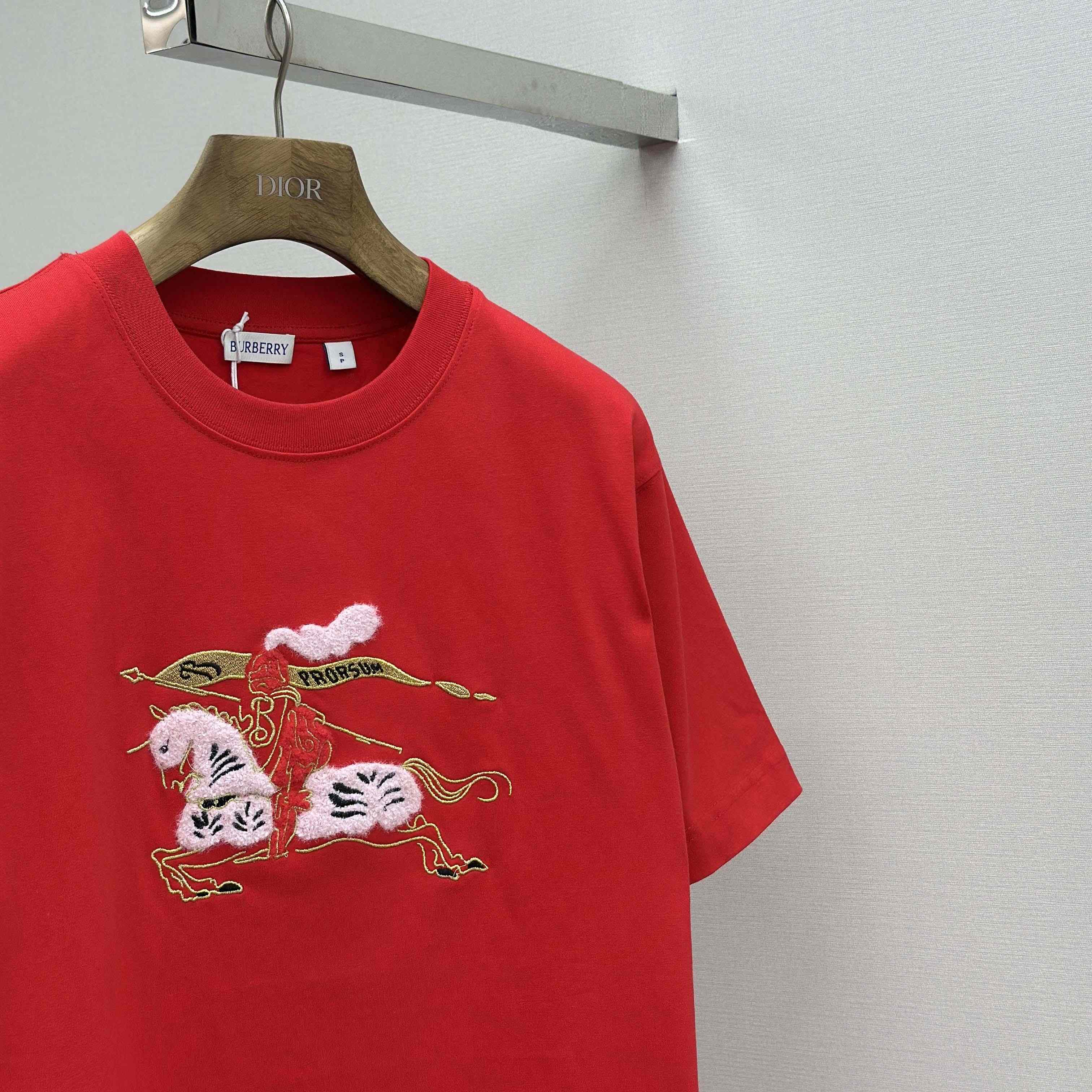 Burberry EKD Cotton T-shirt - FashionPlug