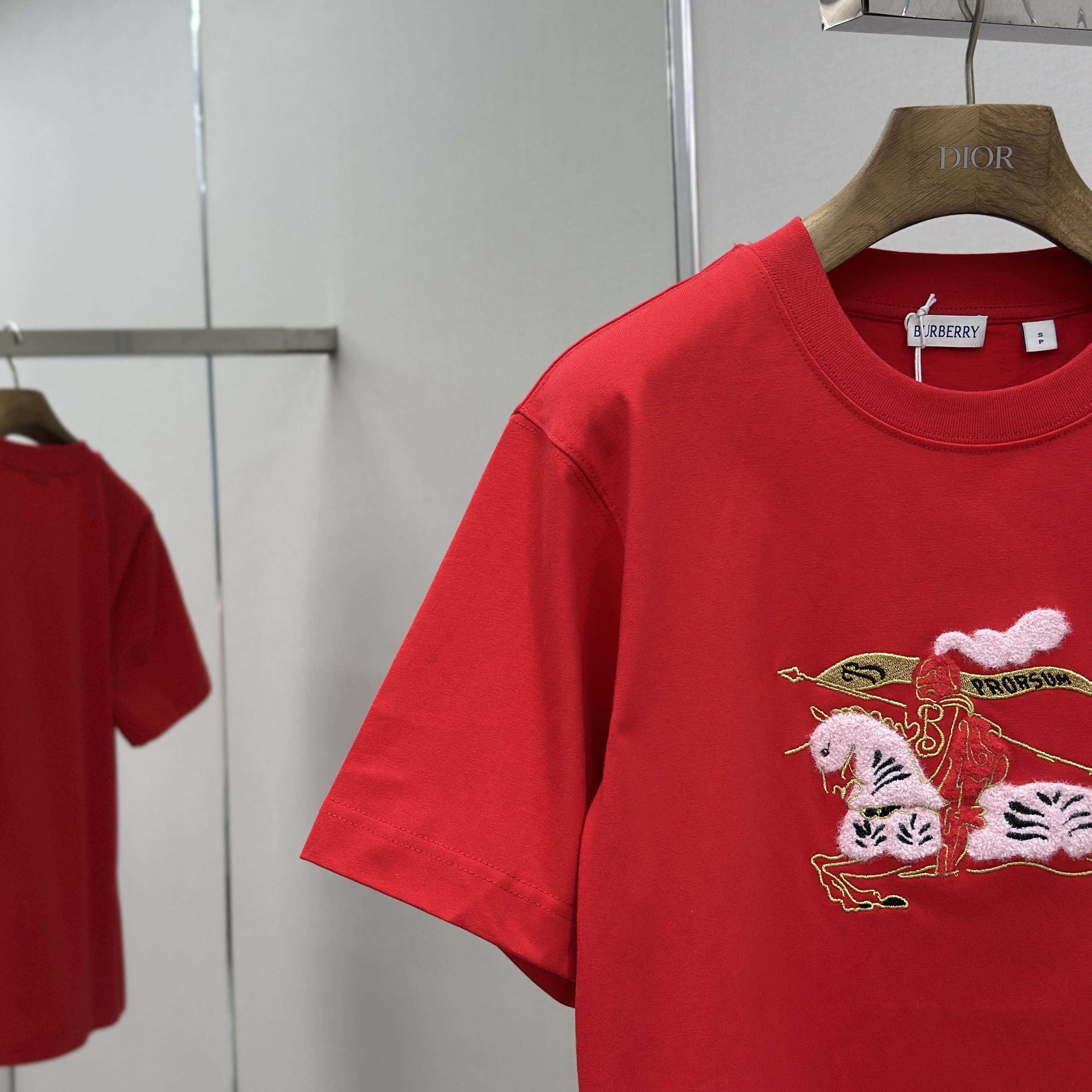 Burberry EKD Cotton T-shirt - FashionPlug