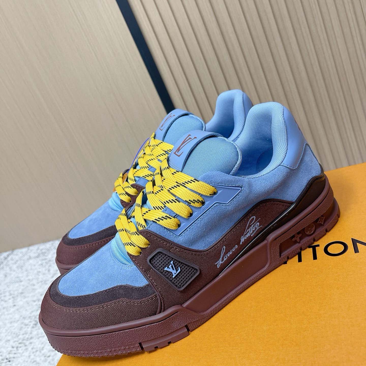 Louis Vuitton LV Trainer Sneaker - FashionPlug
