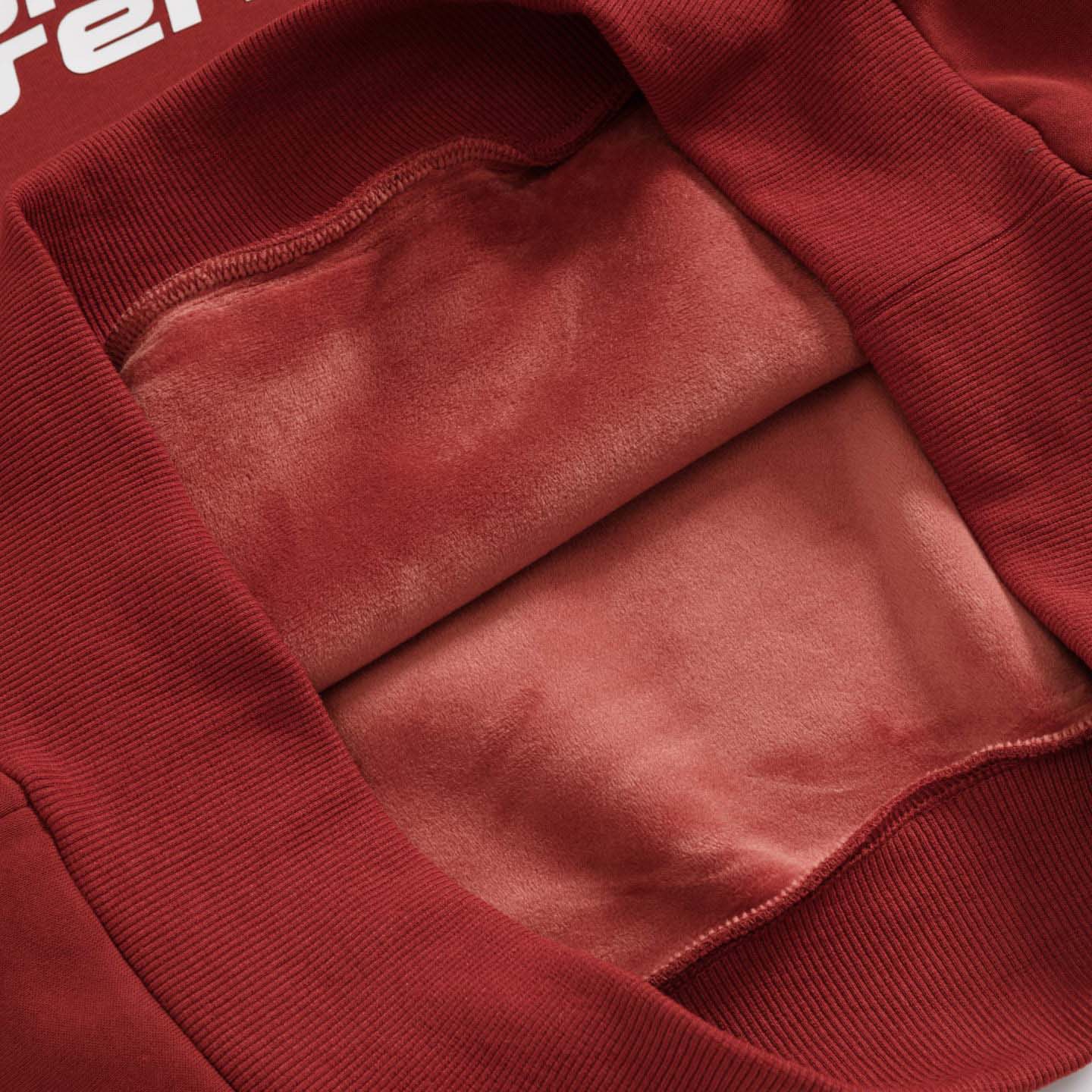 Fear of God Essentials Crimson Cropped Relaxed Hoodie - FashionPlug