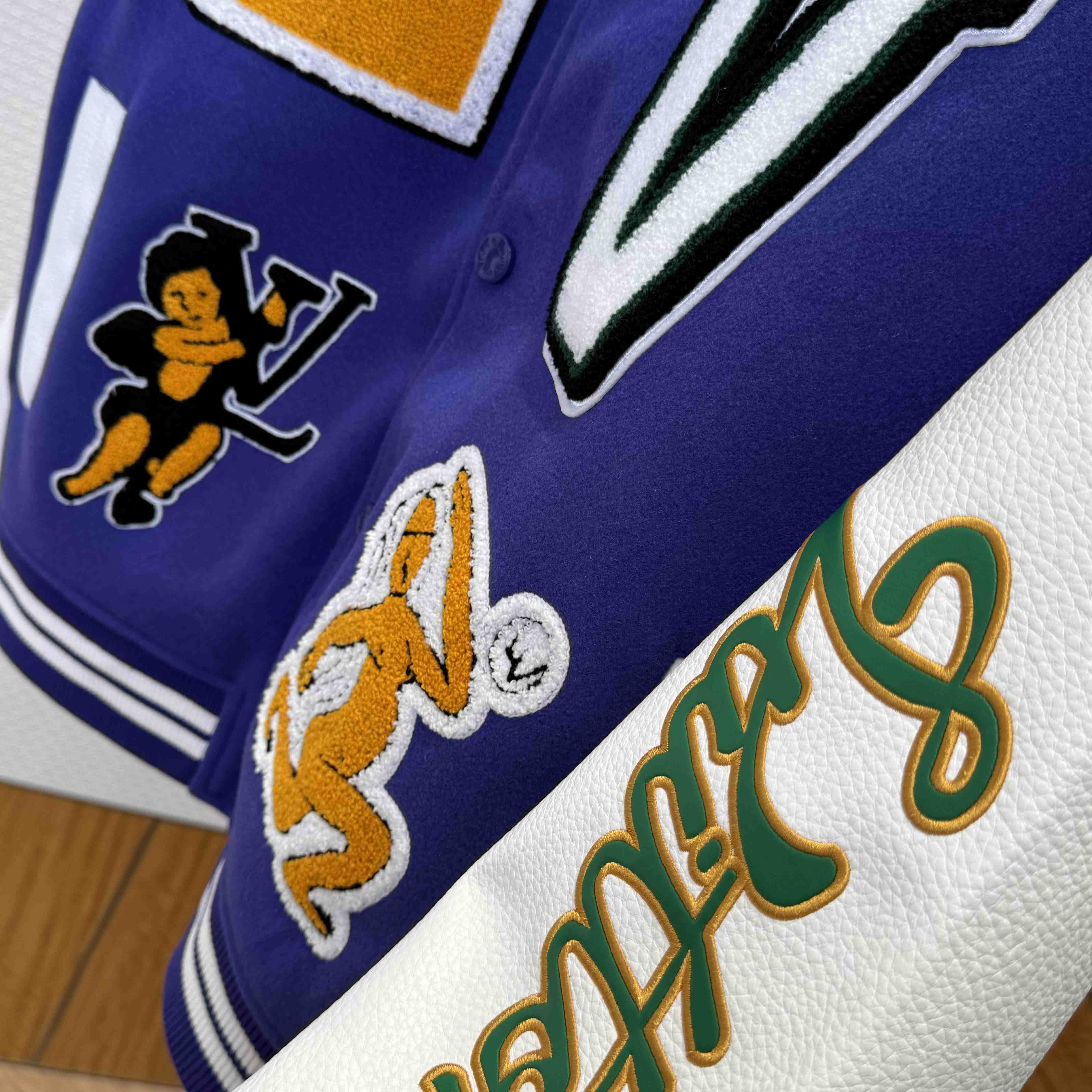 Louis Vuitton Varsity Jacket  - FashionPlug